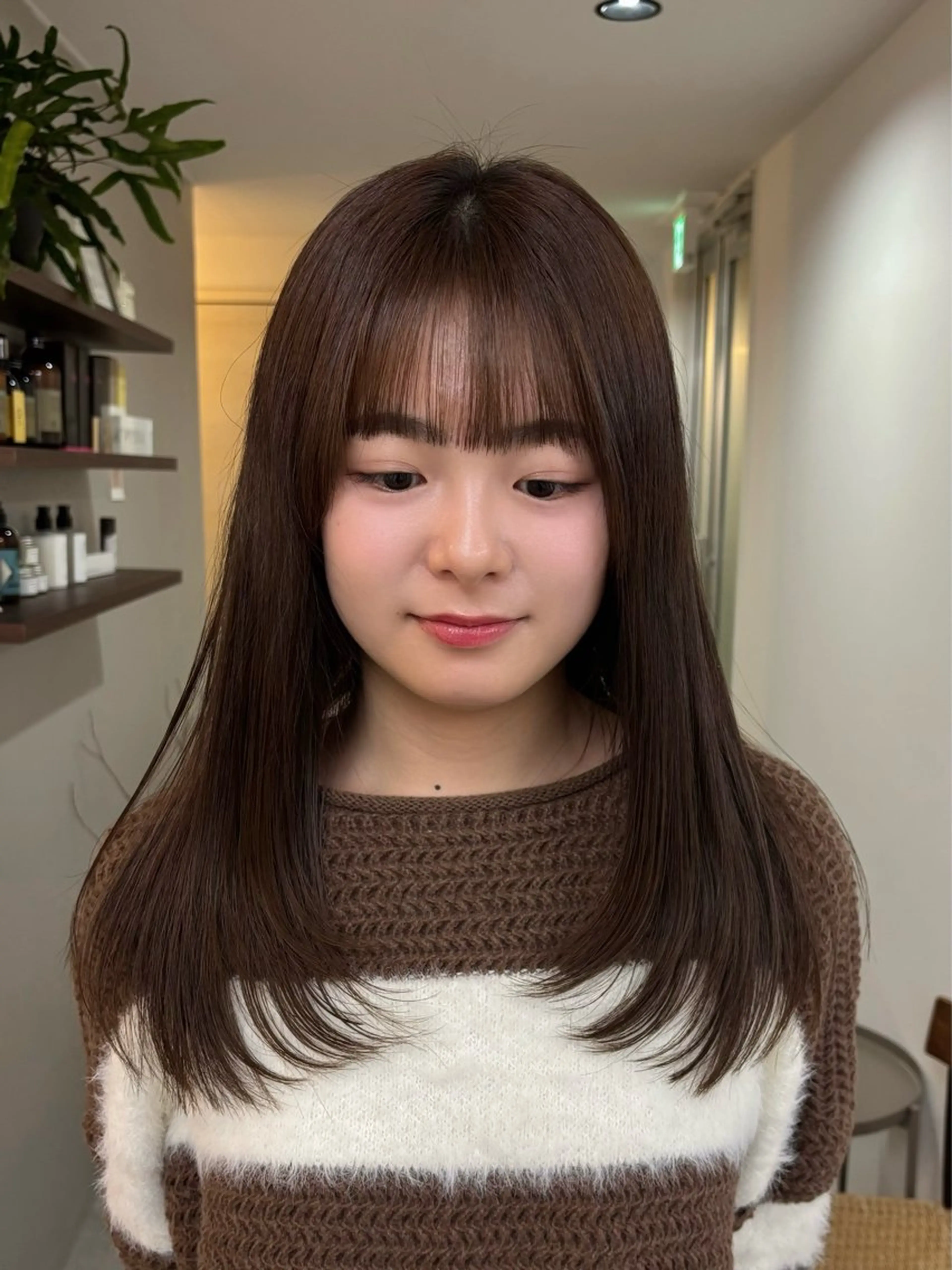 セミロング レイヤーカット カット 權軒 真尋 /モデル様募集中のヘアスタイル