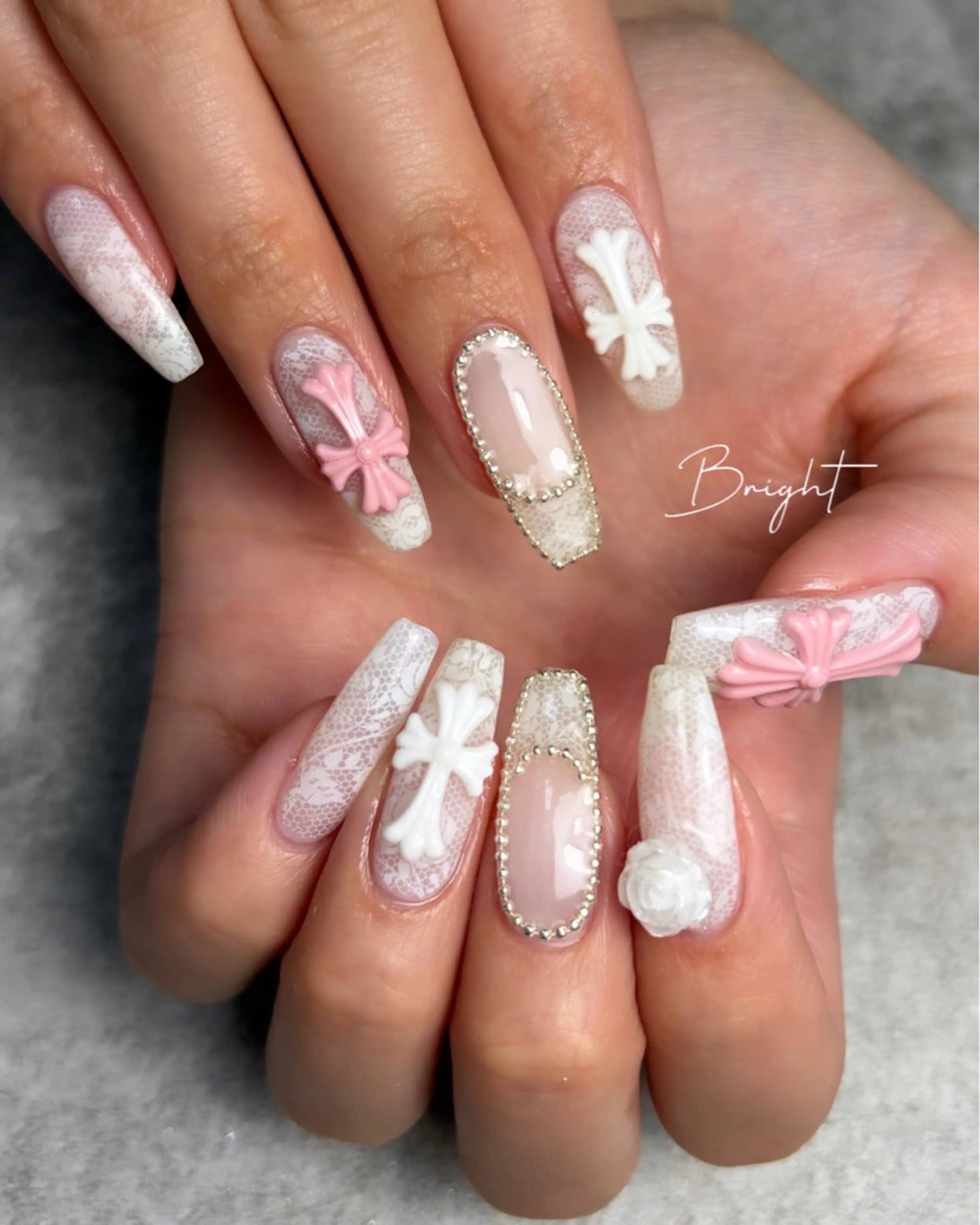 ネイル ハンドネイル Bright 船山来のネイルデザイン