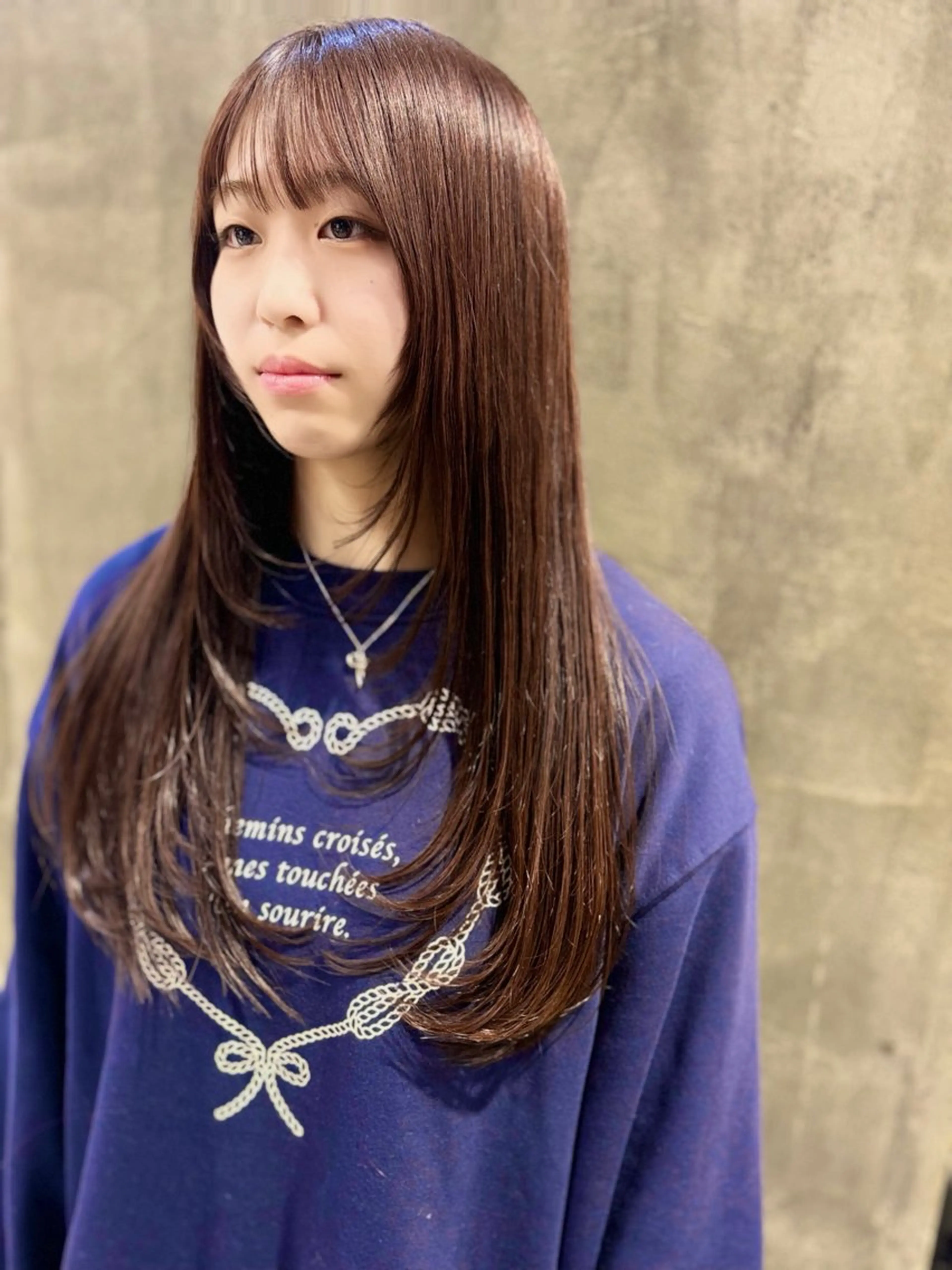 ロング ロングレイヤー レイヤーカット ロング カット ヘアカラー トリートメント GO TODAY 原宿本店所属・髪質改善/縮毛矯正 /DAIKIのヘアスタイル