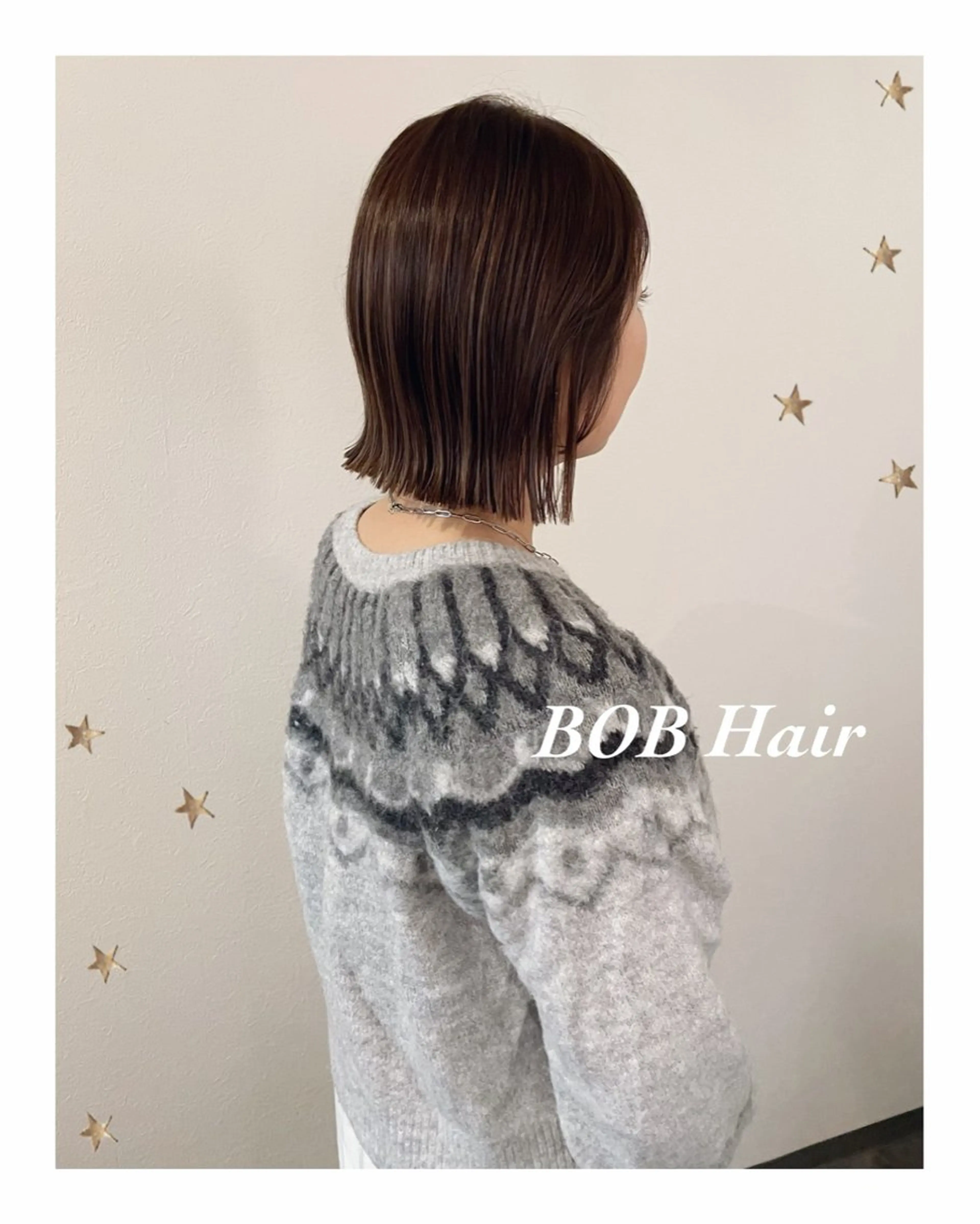ミディアム カラー カット ヘアカラー 市川 千夏のヘアスタイル