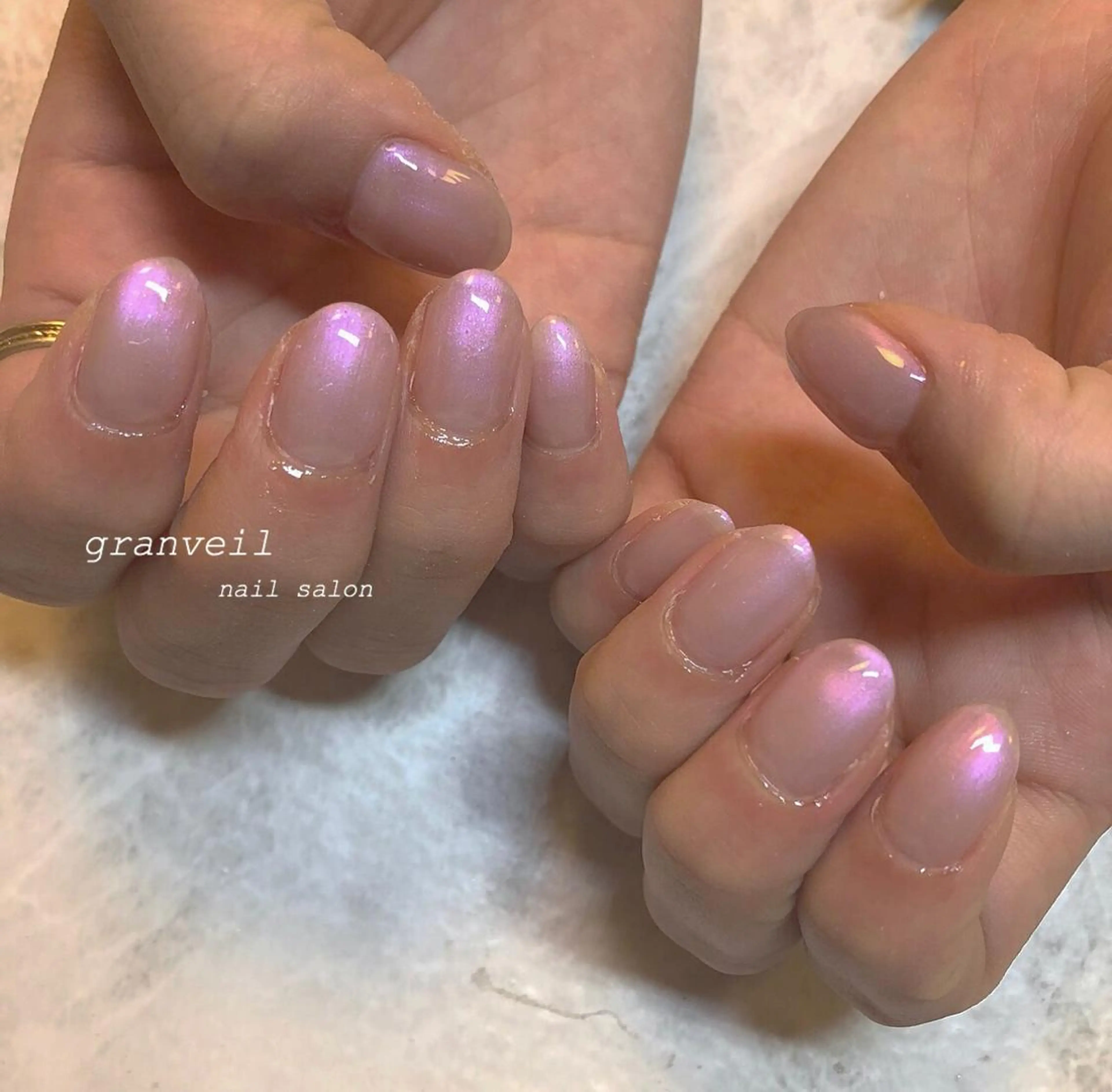 ネイル ニュアンスネイル nail salon granveilのネイルデザイン
