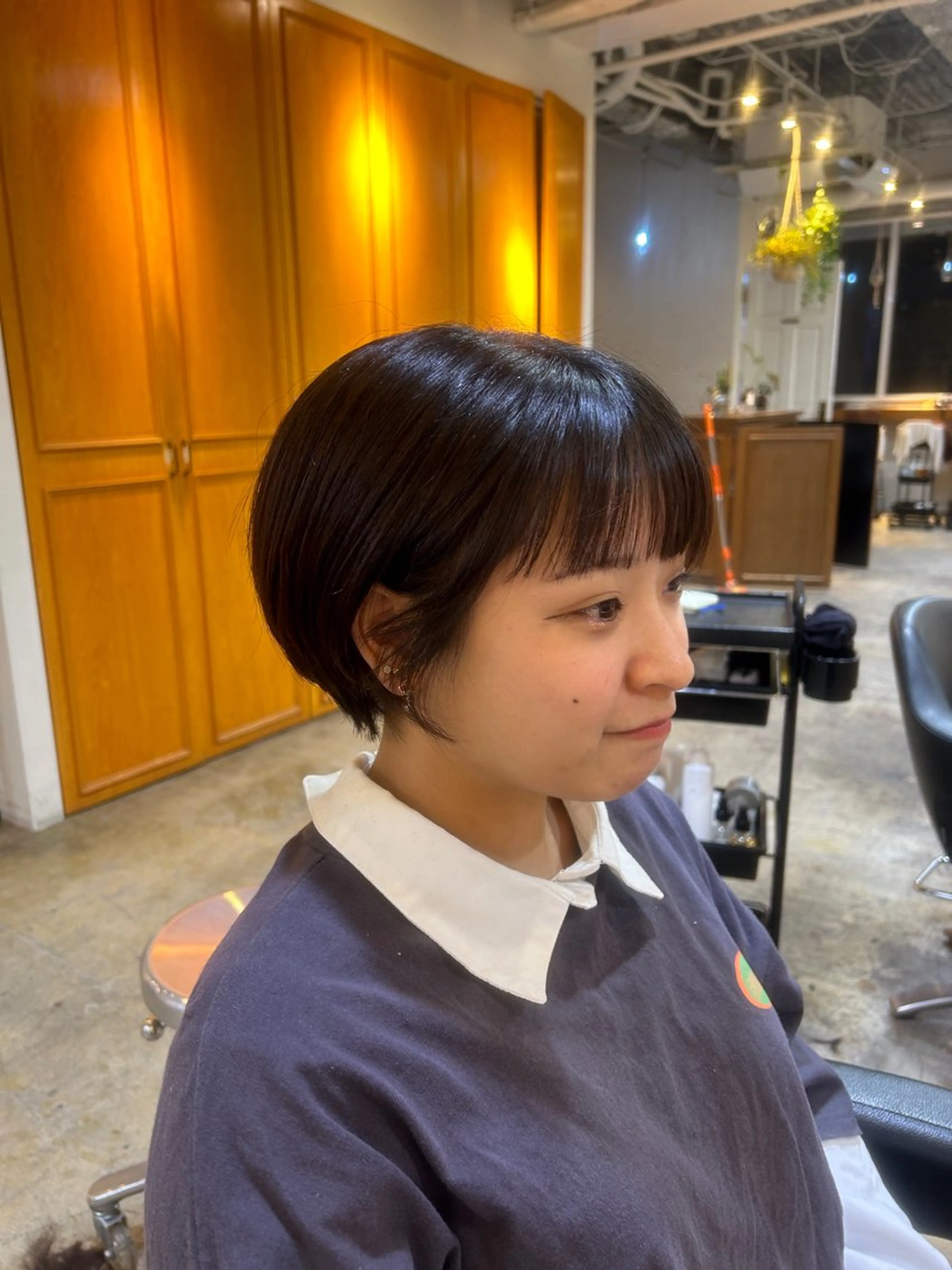 ショート 丸みショート ショートヘア ナチュラル大人っぽい スタイル　MAORIのヘアスタイル