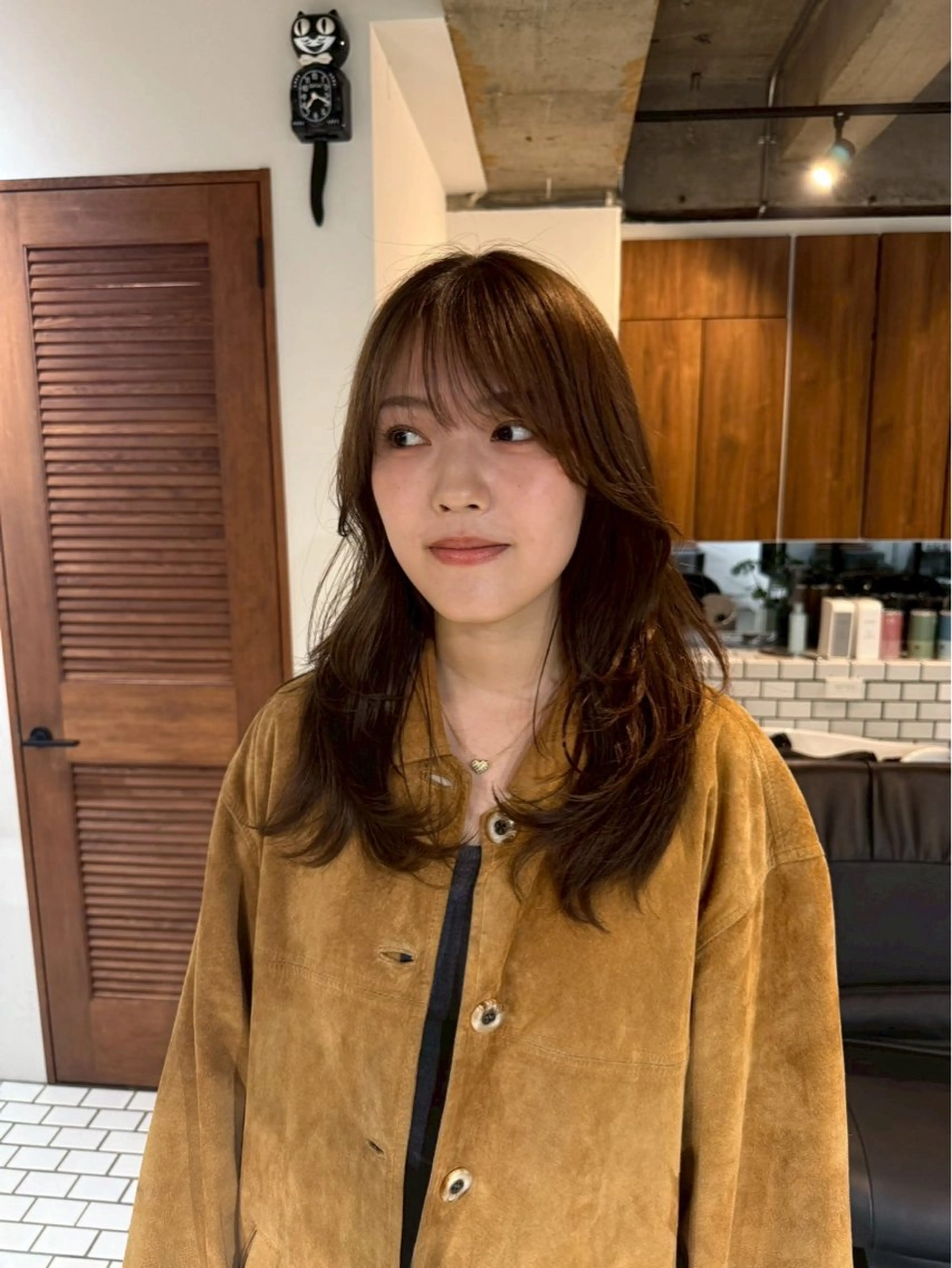 ロング カラー レイヤーカット kaito /都立大学herのヘアスタイル