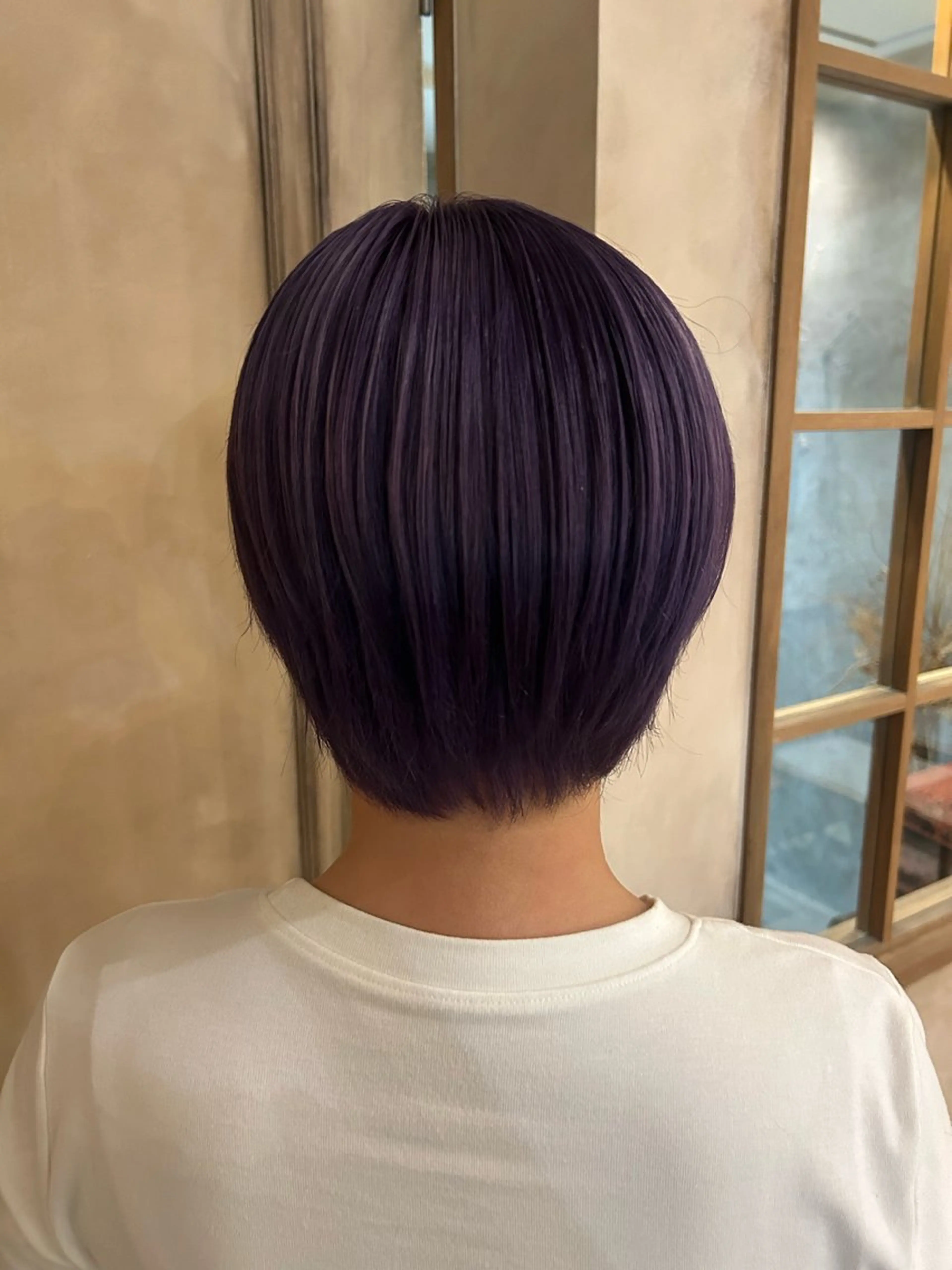 ショート カラー ヘアカラー トリートメント 津村 優明のヘアスタイル