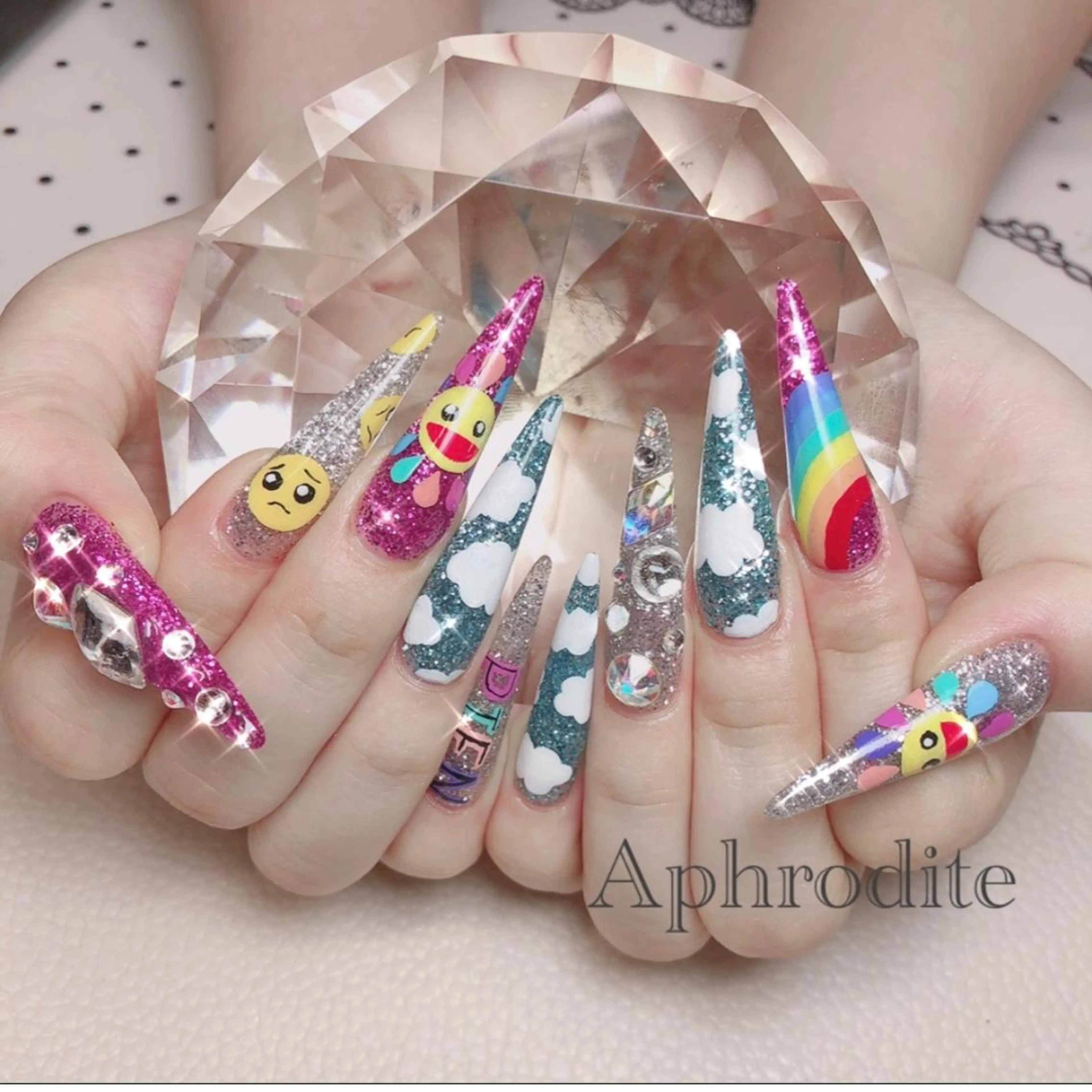 ネイル ハンドネイル Aphrodite パラジェル認定サロンのネイルデザイン