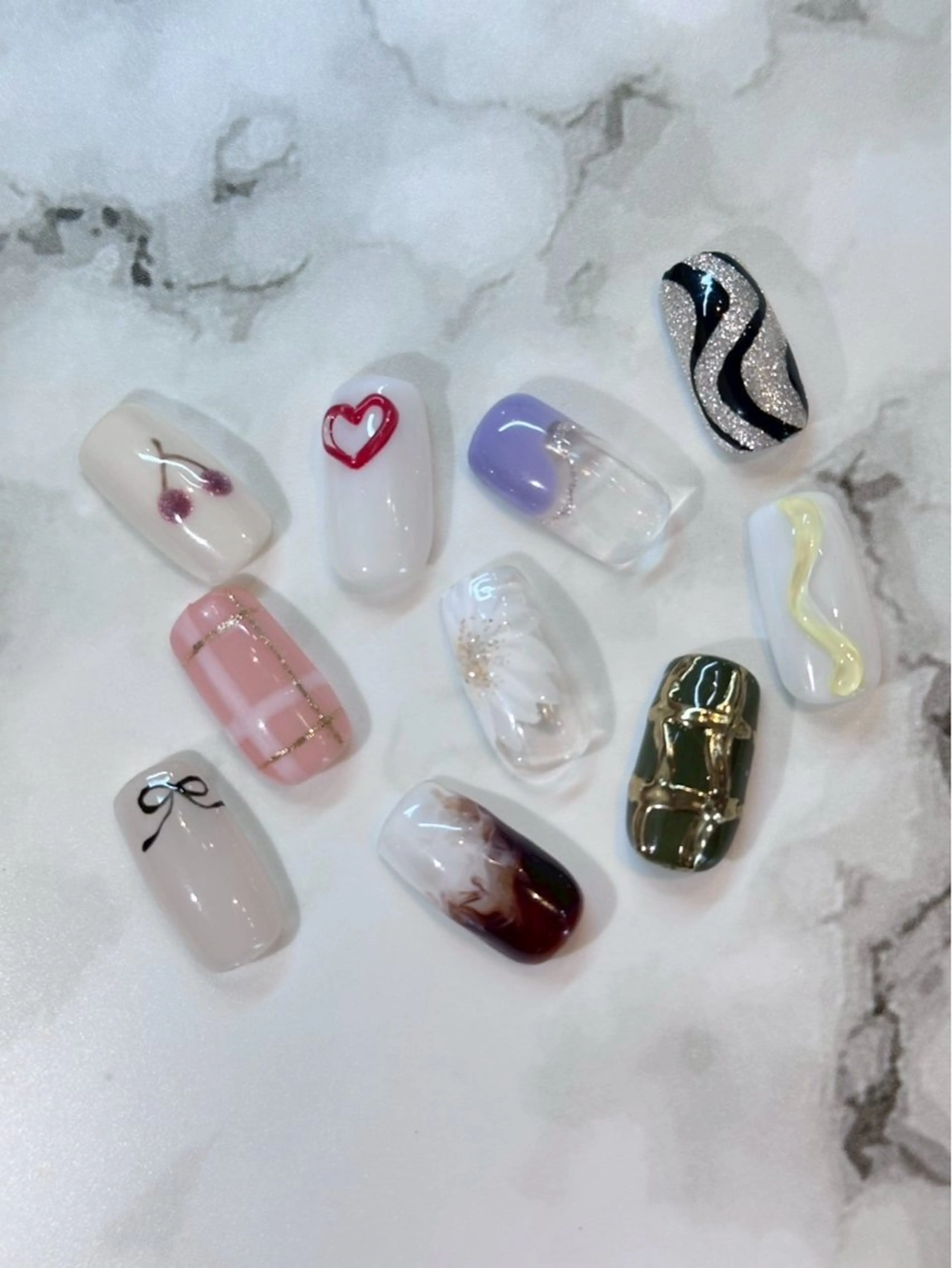 ネイル アートネイル ハンドネイル Bianca栄店 はるなのネイルデザイン