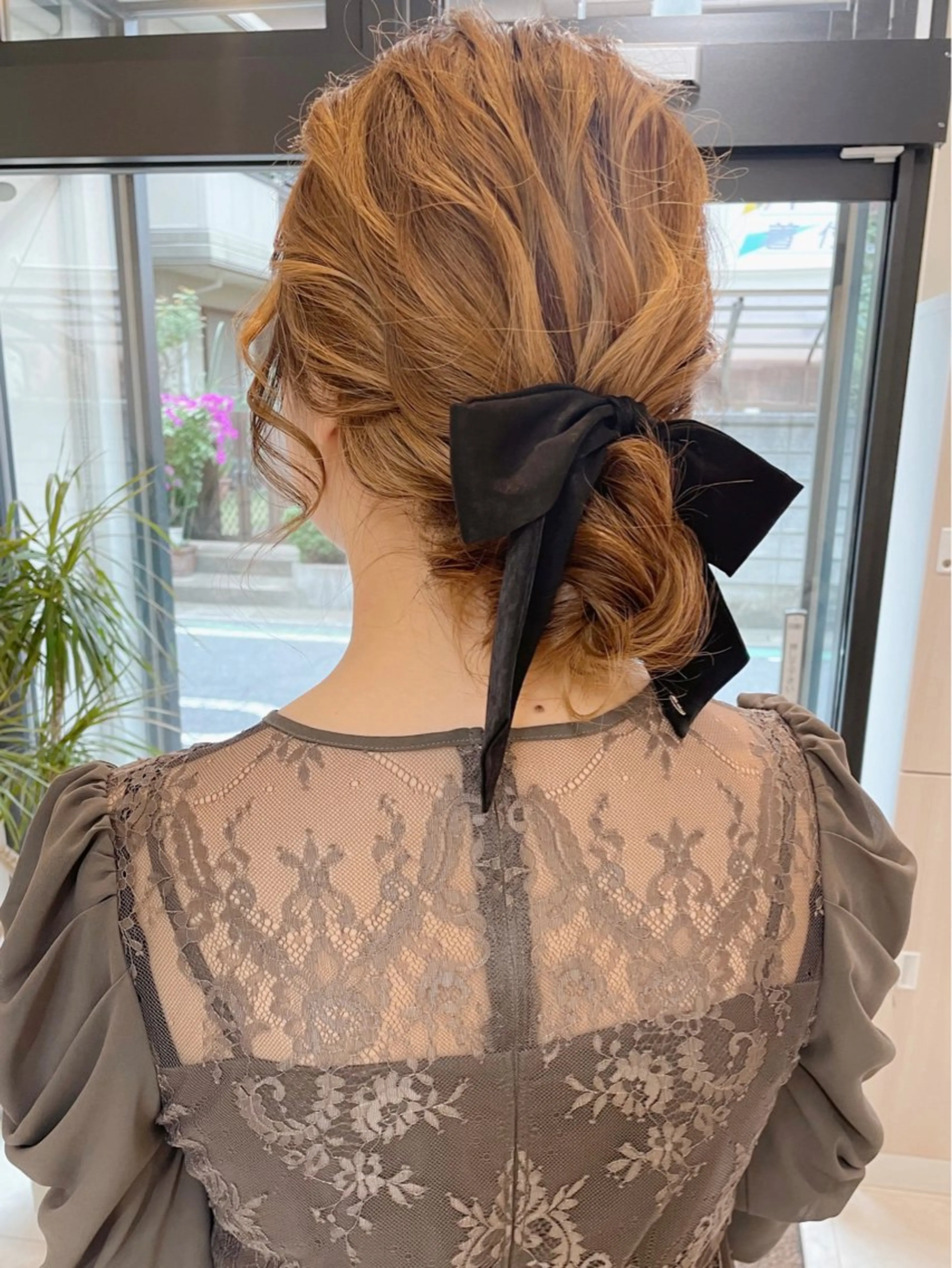 ヘアアレンジ 結婚式・ブライダル カット ヘアカラー 【ボブ/個室サロン】 癒し空間mimuraのヘアスタイル