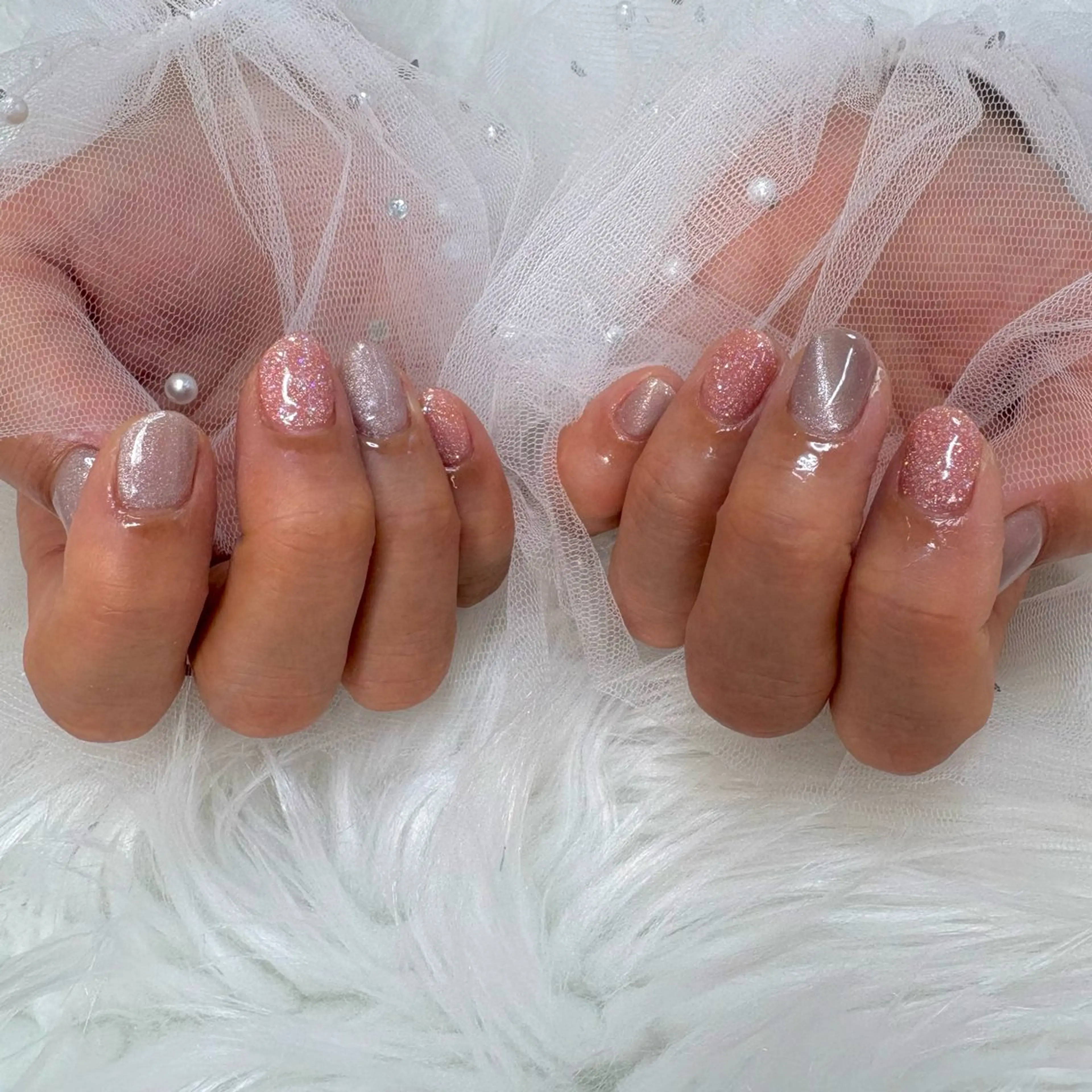 ネイル マグネットネイル ハンドネイル SHINE nail salonのネイルデザイン