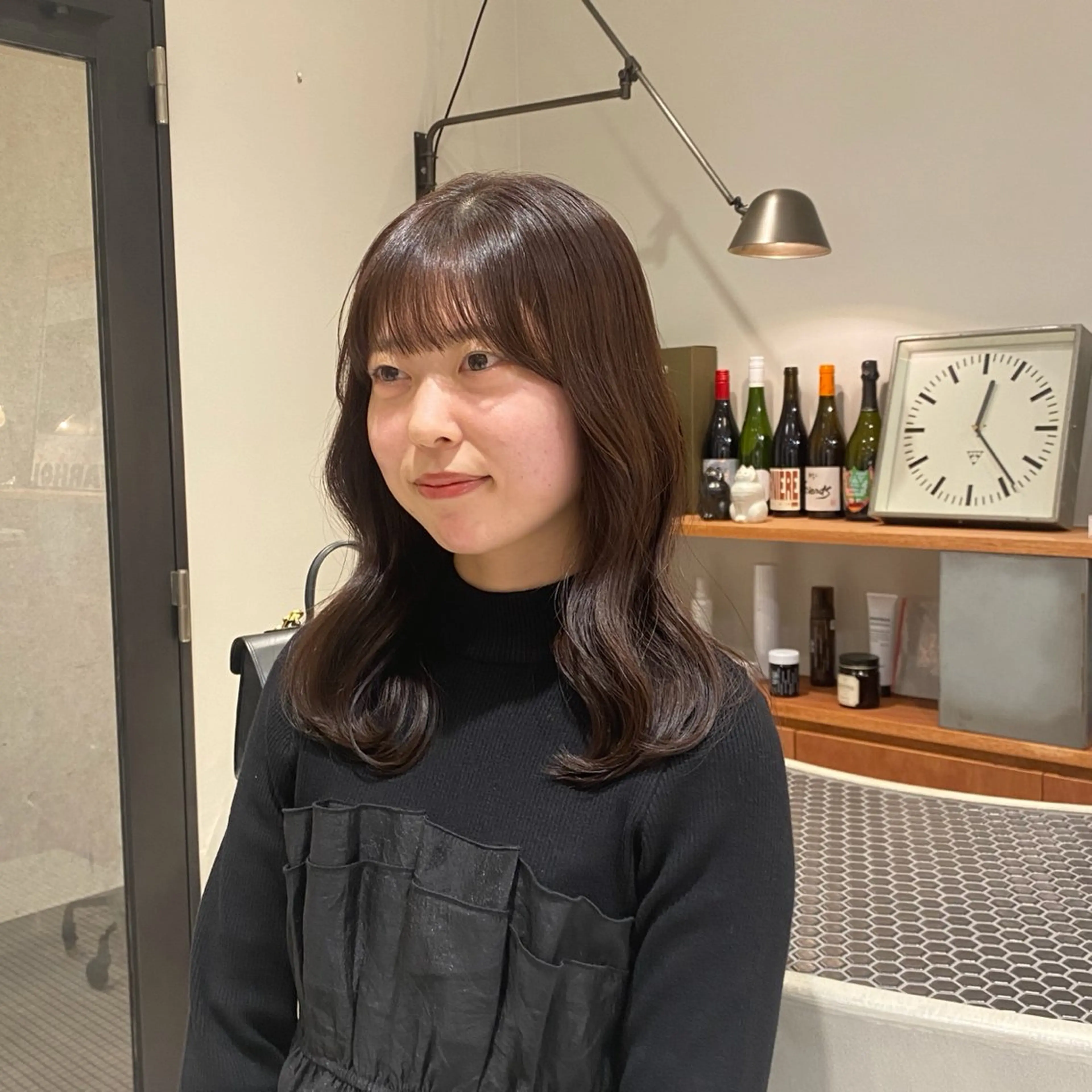 セミロング カラー カット ヘアカラー トリートメント 酸性縮毛矯正/ ホッタケイシのヘアスタイル