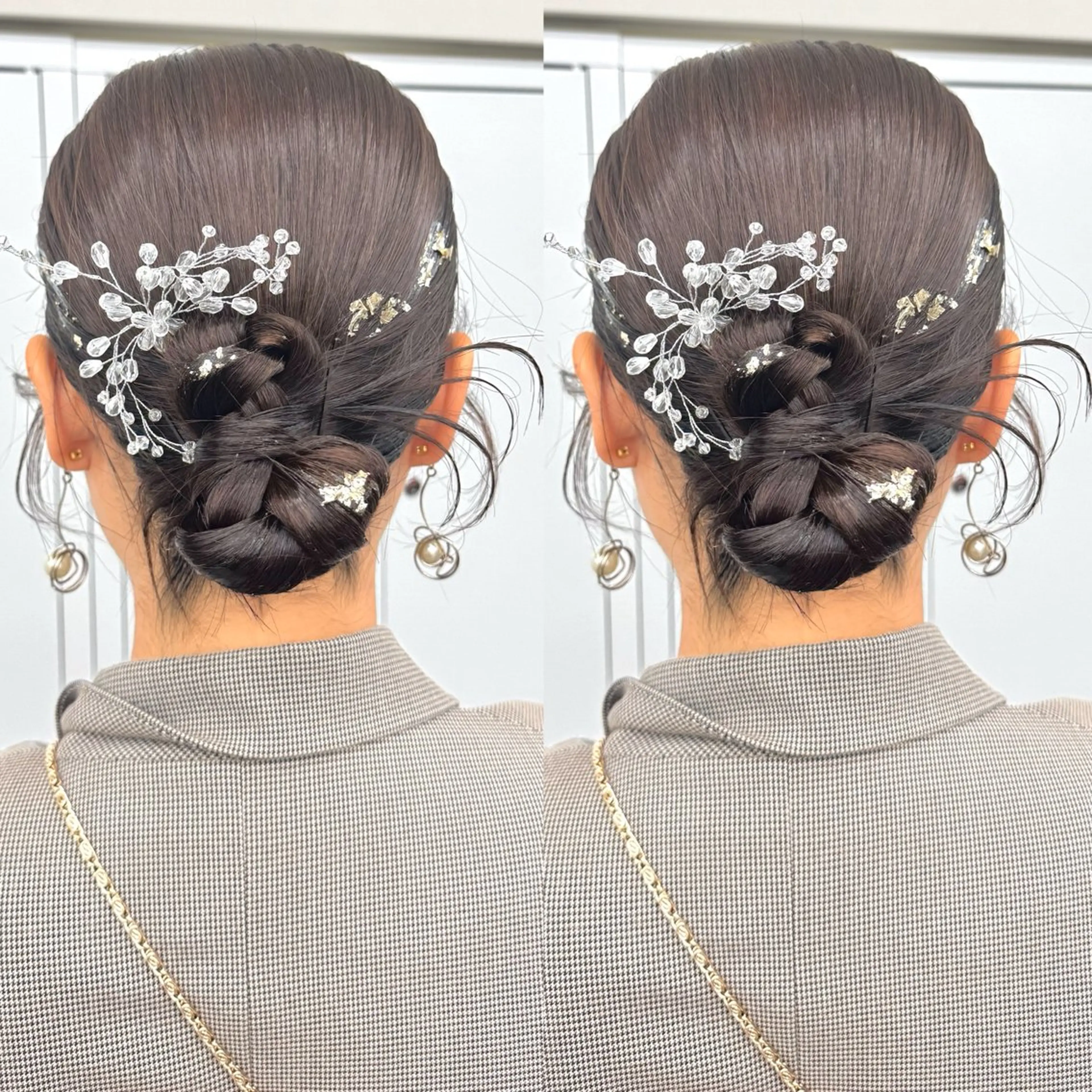 セミロング ヘアアレンジ ヘアセット ヘアメ🎀推しカラー 🥣横浜/しほ🧸のヘアスタイル