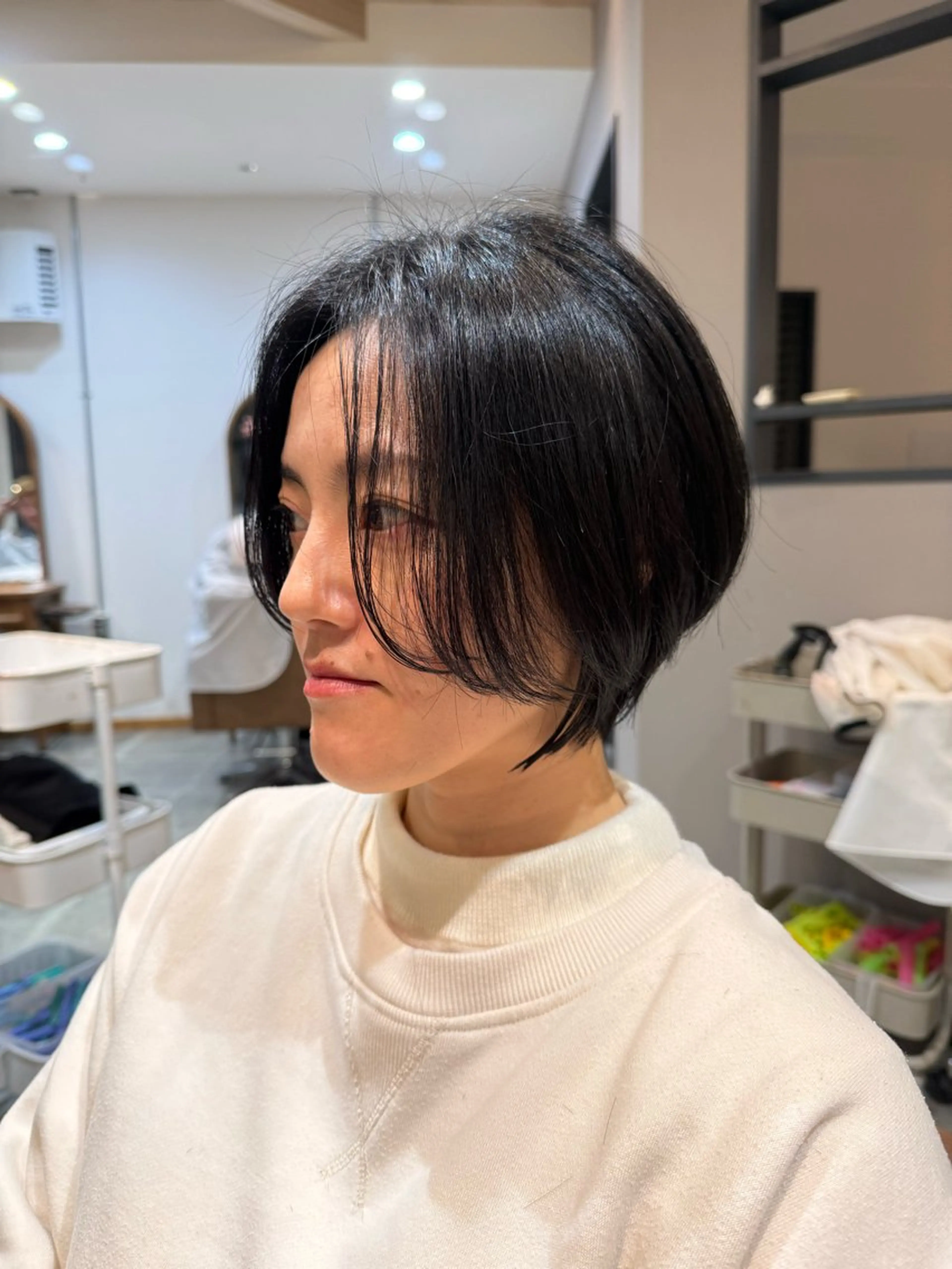 ショート カラー カット ヘアカラー トリートメント 大坪 壱成のヘアスタイル