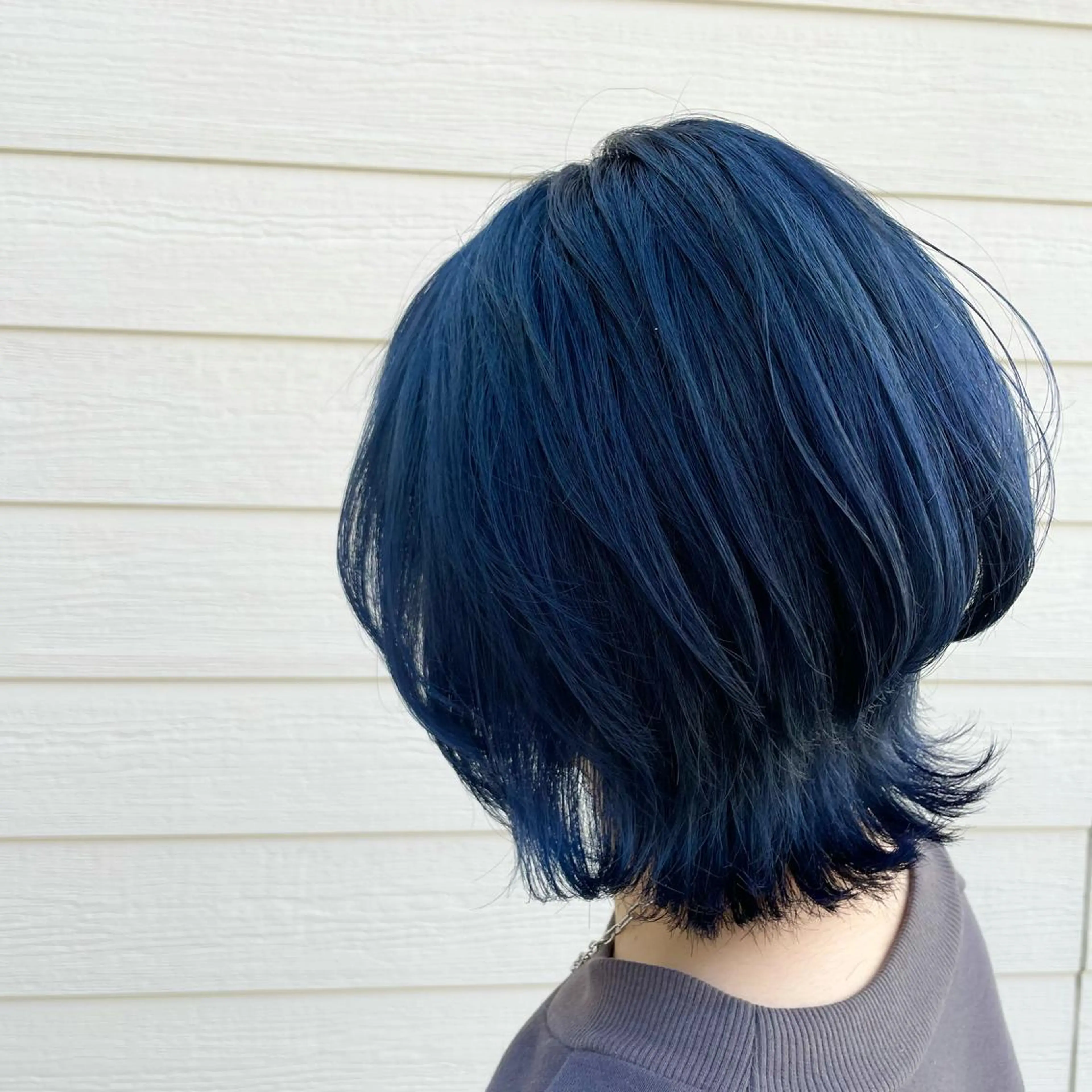 ショート カラー ブルーカラー グレージュ ウルフカット ヘアカラー トリートメント ✨髪質改善🎨 杉本賢人のヘアスタイル