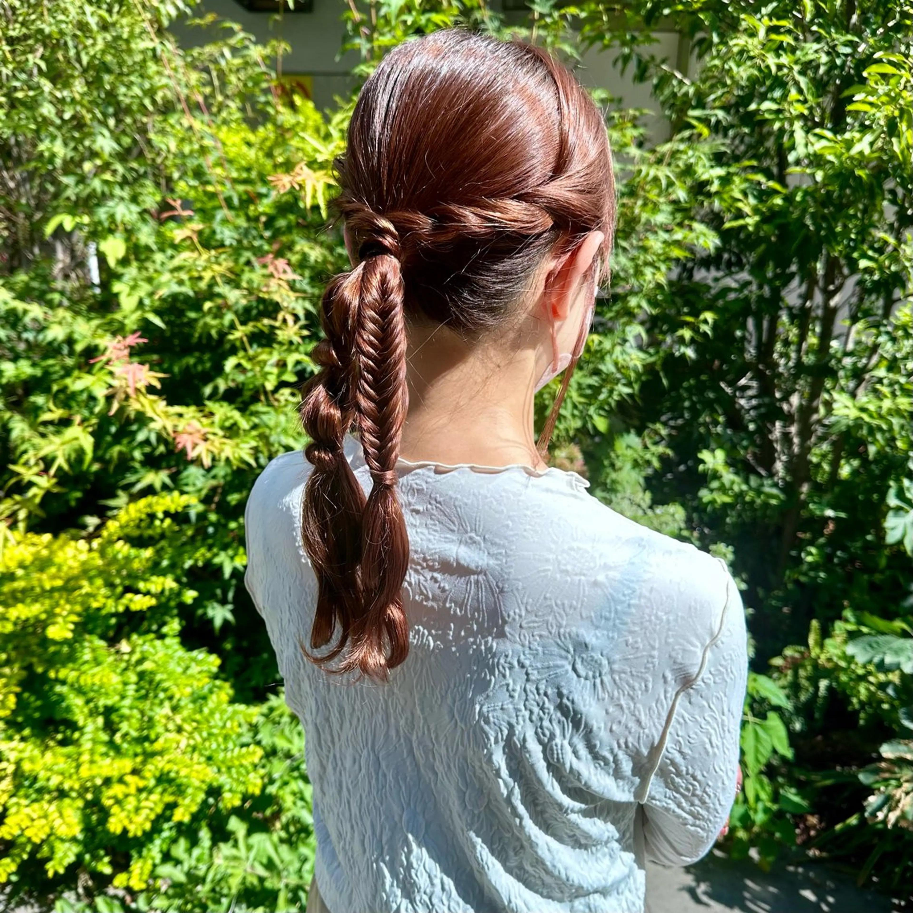 セミロング ヘアアレンジ ヘアセット/メンズ パーマChihoのヘアスタイル