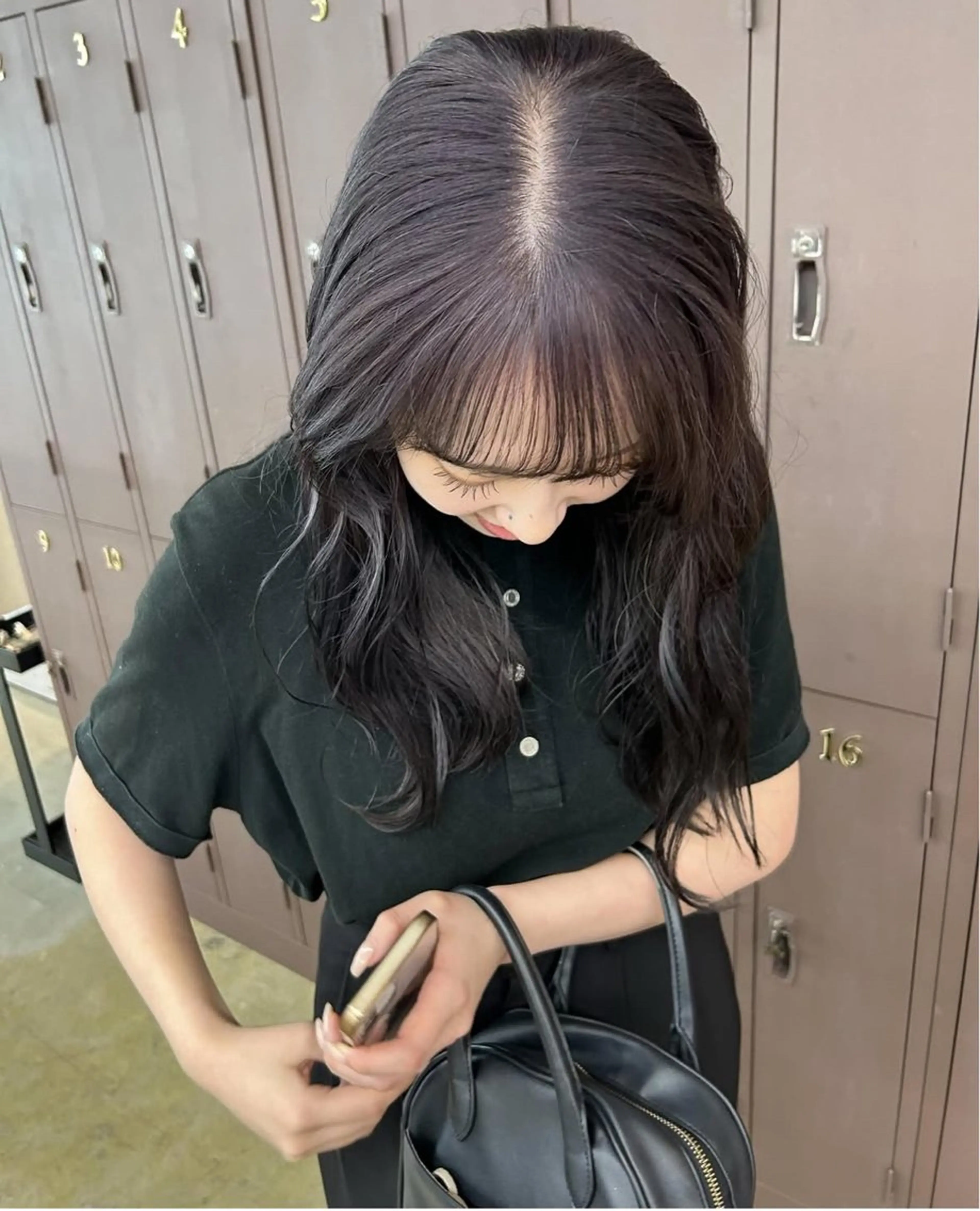 ロング カラー ヘアカラー 森田遥奈/透明感カラ ー/似合わせカットのヘアスタイル