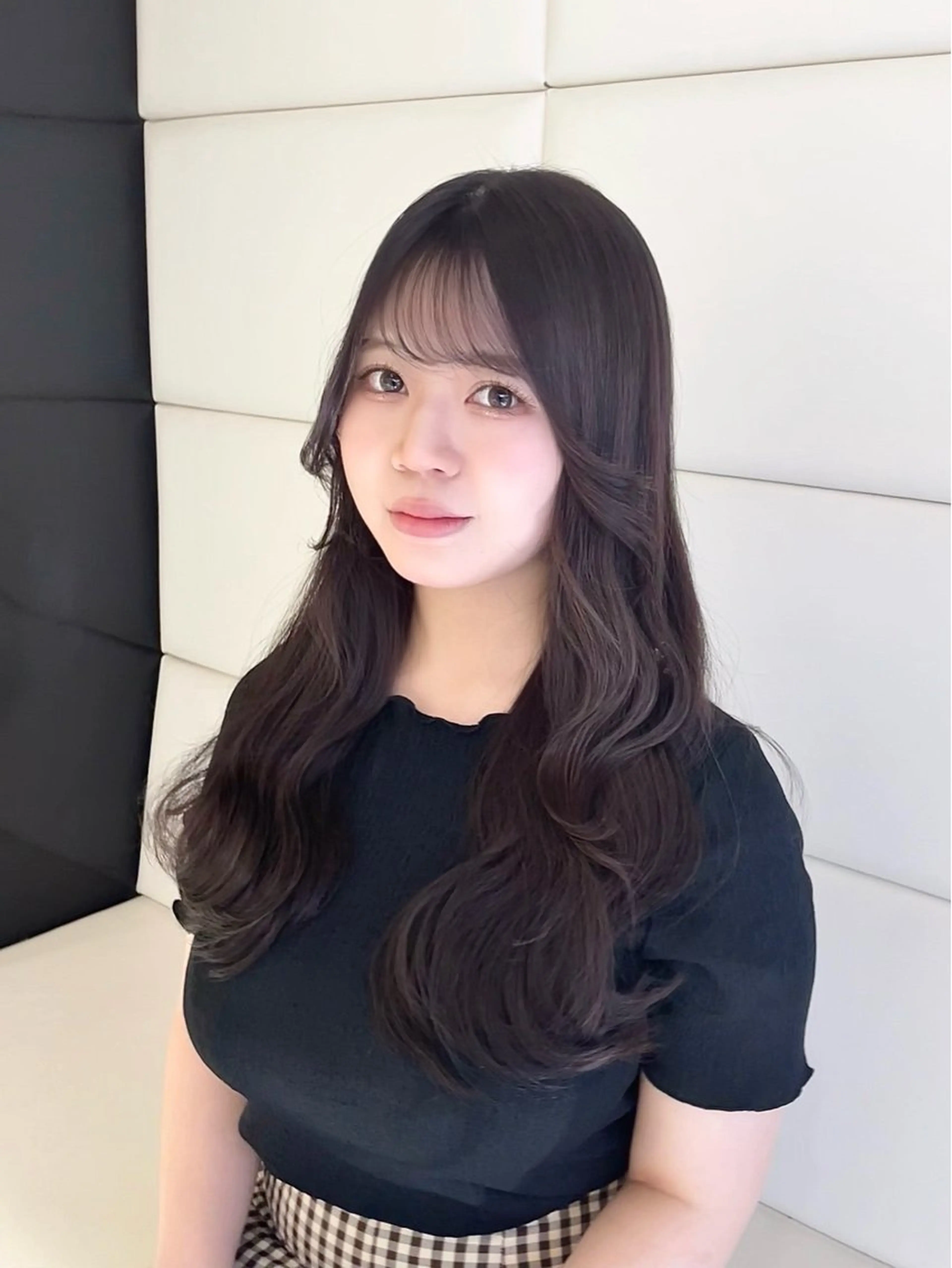 ロング カラー ブラウンカラー ダークブラウン ラベンダーカラー カット ヘアカラー トリートメント motel所属・雰囲気引き出す ✨大人レディのヘアスタイル