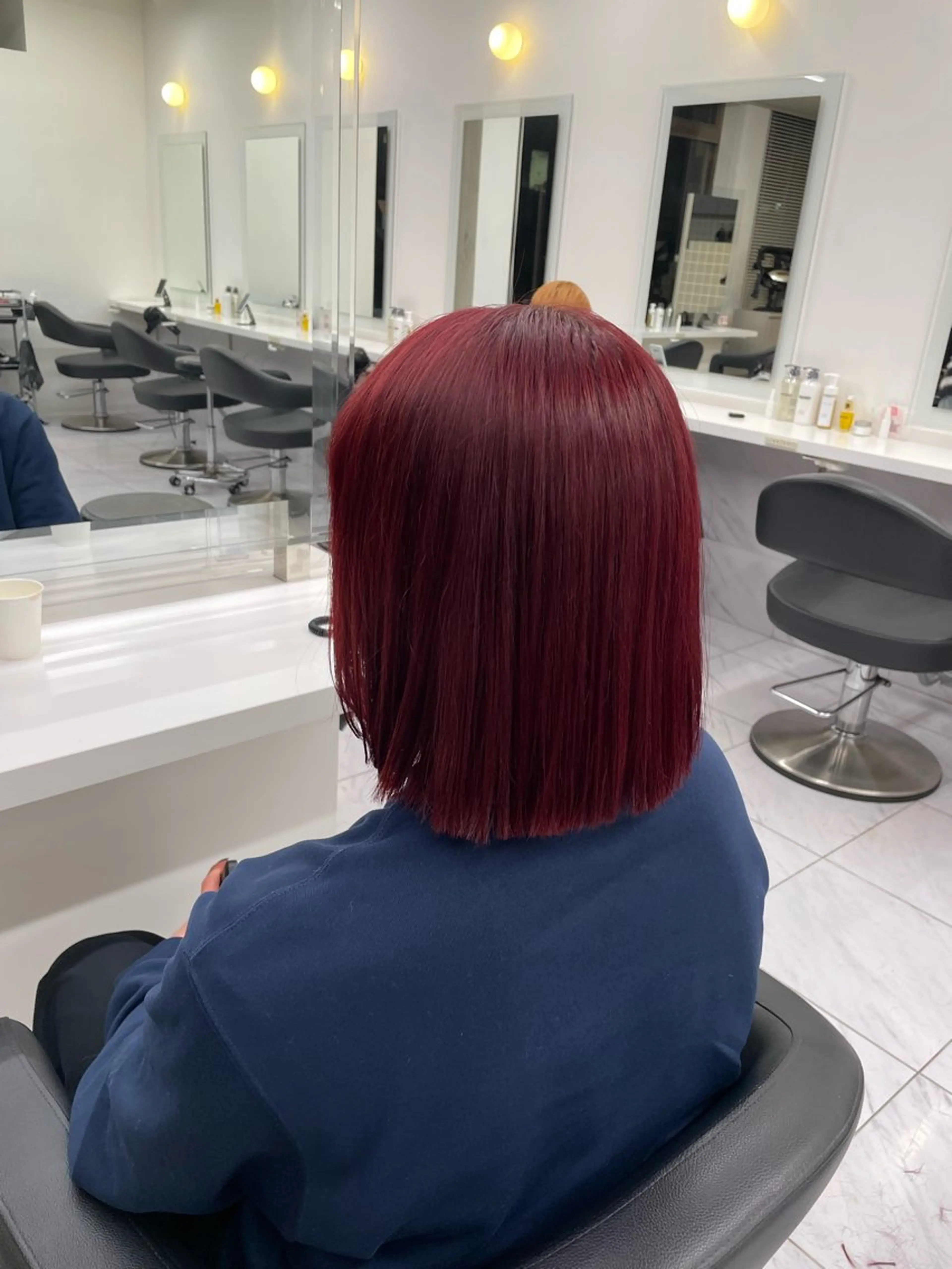 ショート カラー ヘアアレンジ ヘアカラー トリートメント ヘッドスパ 💗横浜美容室 💗HARUNAのヘアスタイル