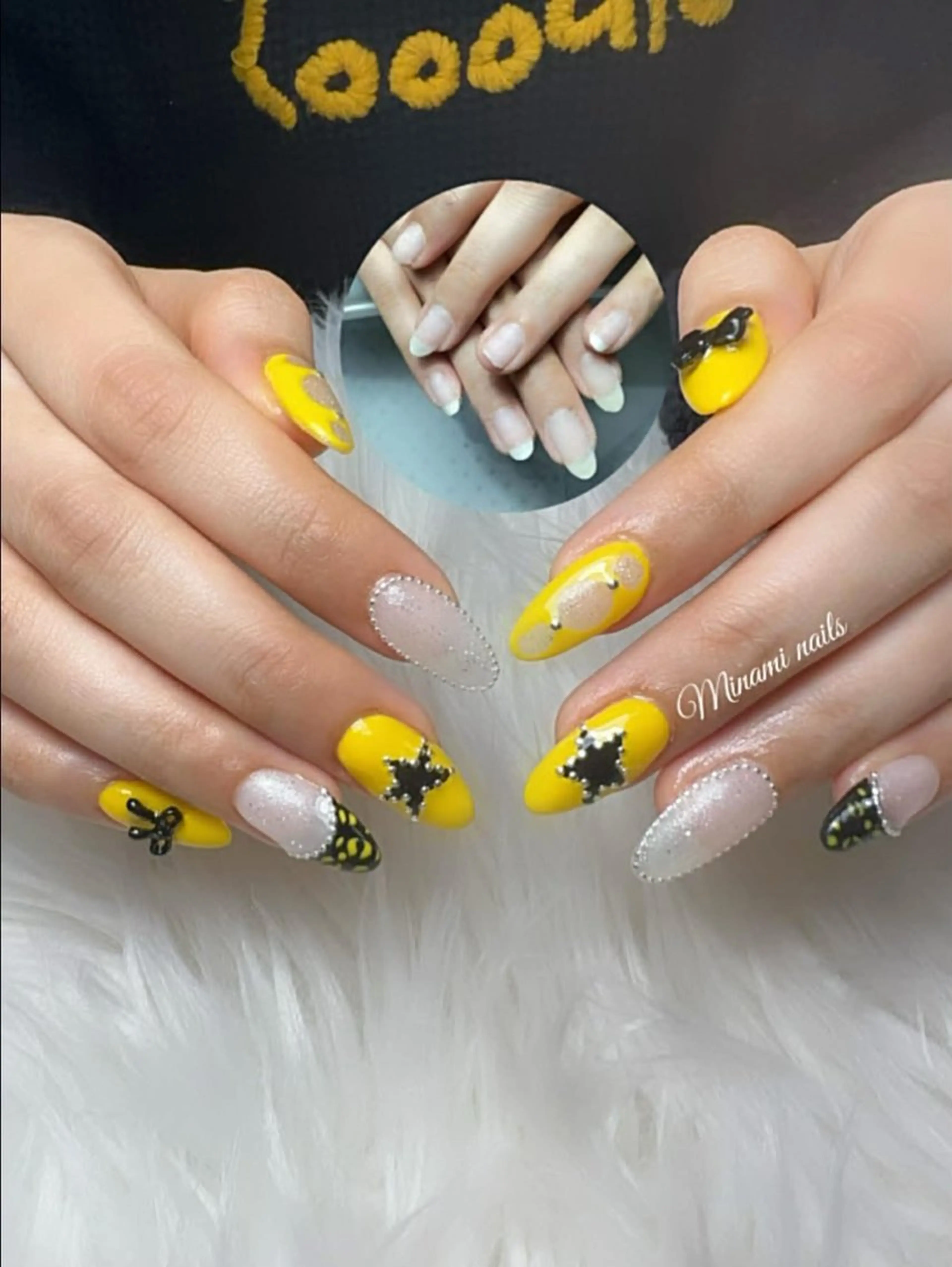 ネイル アートネイル オーロラネイル ガーリー キラキラネイル 韓国ネイル Minami Nailsのネイルデザイン