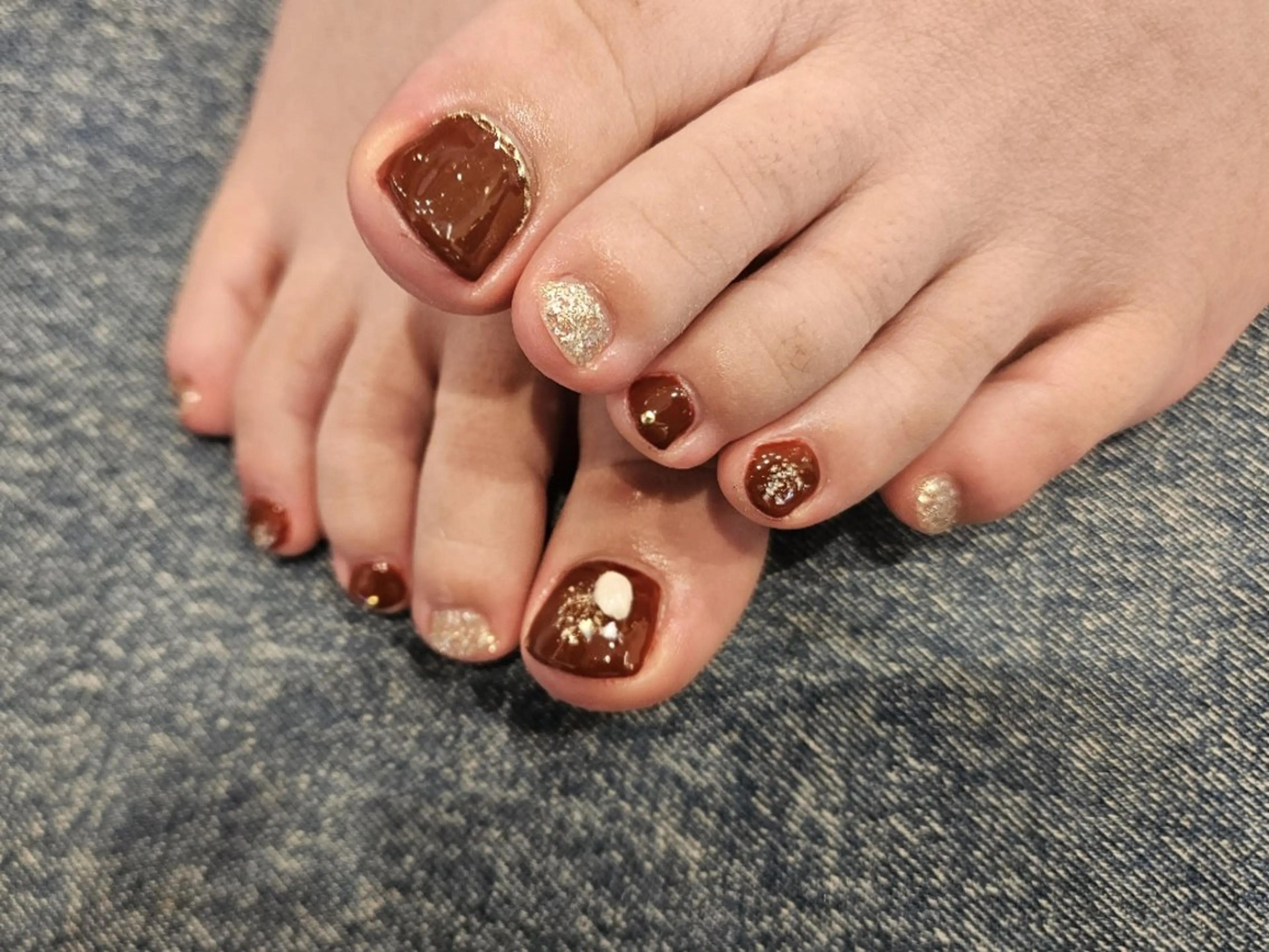 ネイル フットネイル 関口 友菜のヘアスタイル