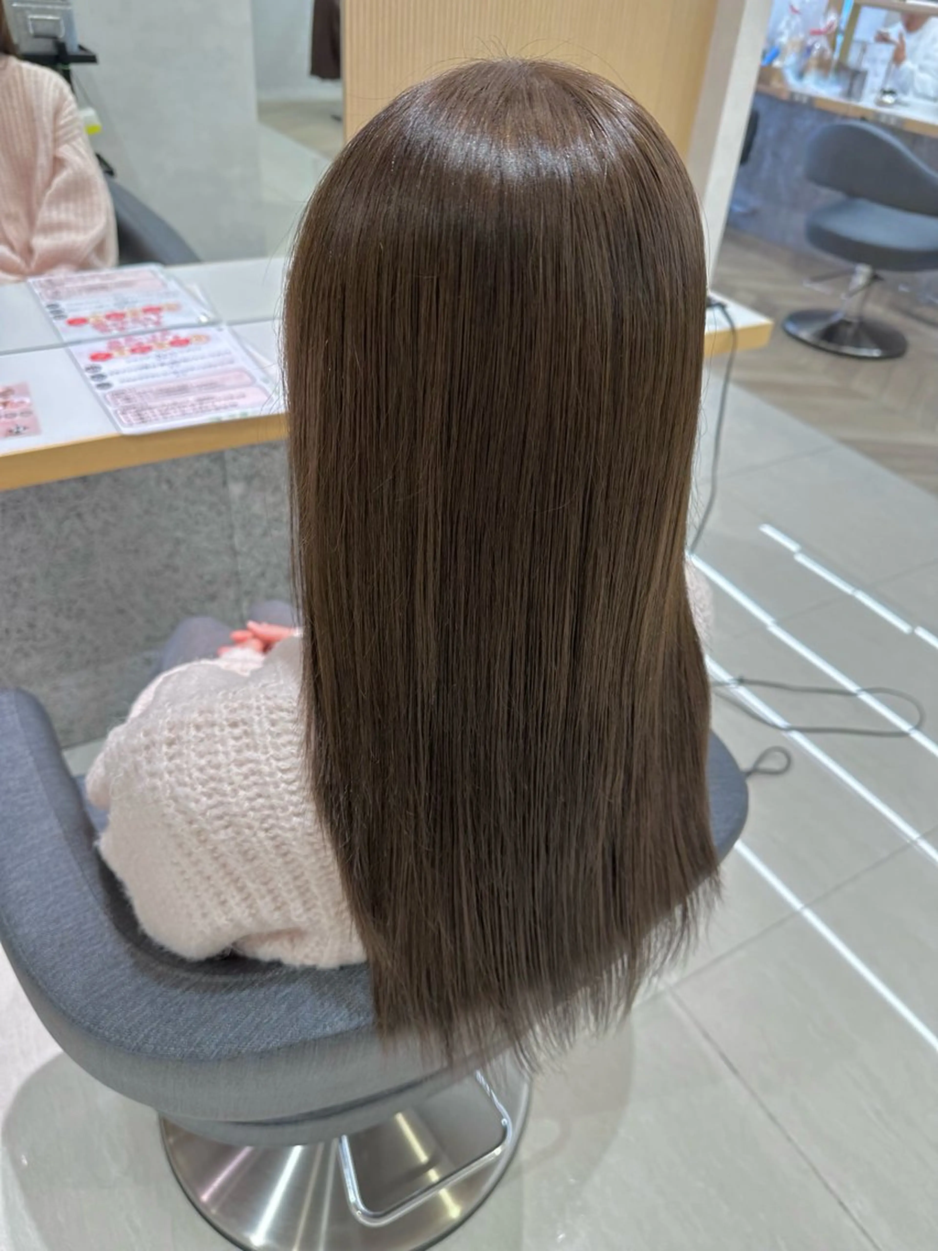 ロング カラー 透明感カラー ハイライトカラー 顔周りカット ハイライト 小顔カット ヘアカラー トリートメント 💎ハイライトカラー /髪質改善カラー💎のヘアスタイル