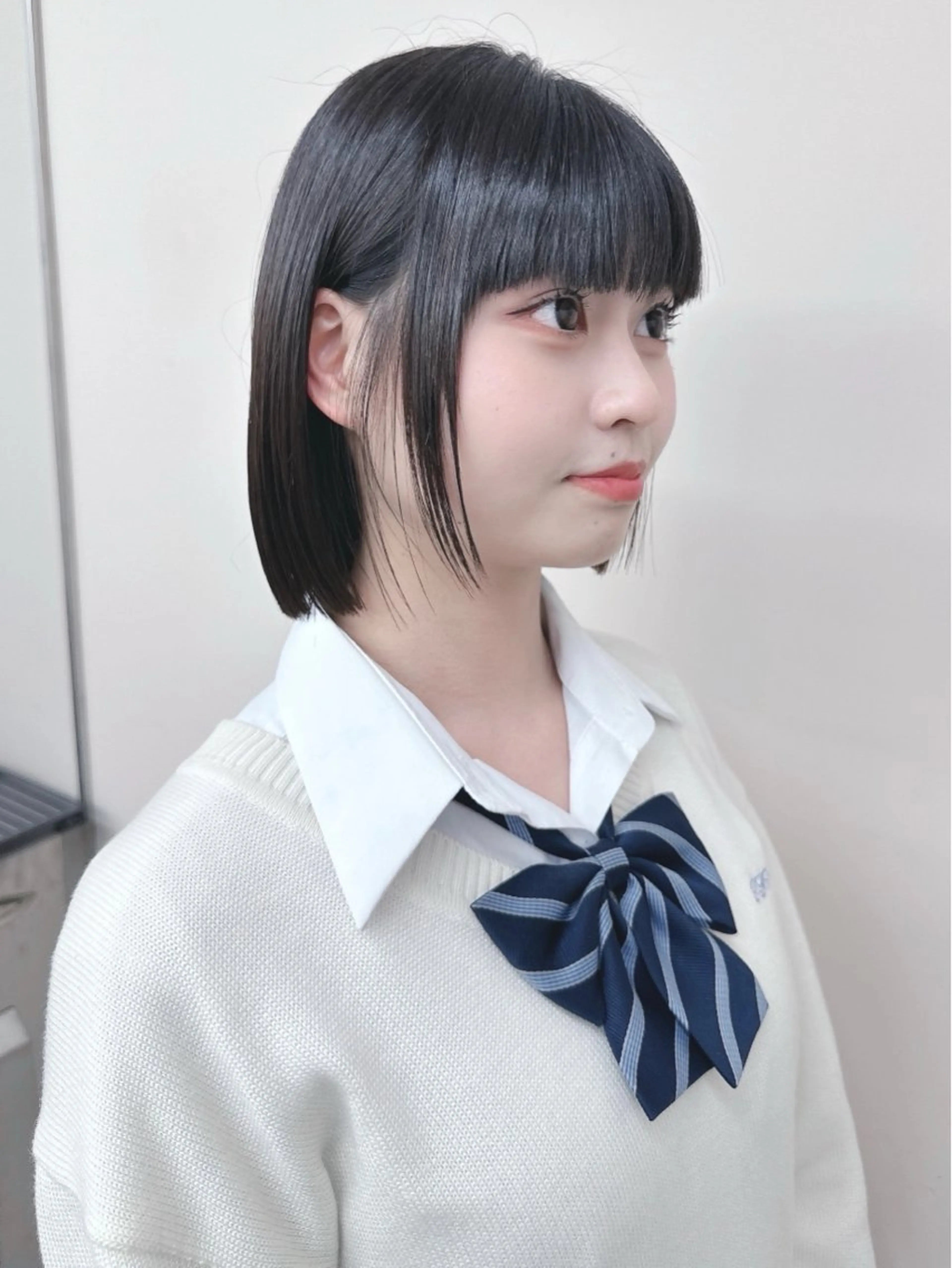 ショート カット 縮毛矯正 ボブ/ゆるふわ ボブパーマ/とういのヘアスタイル