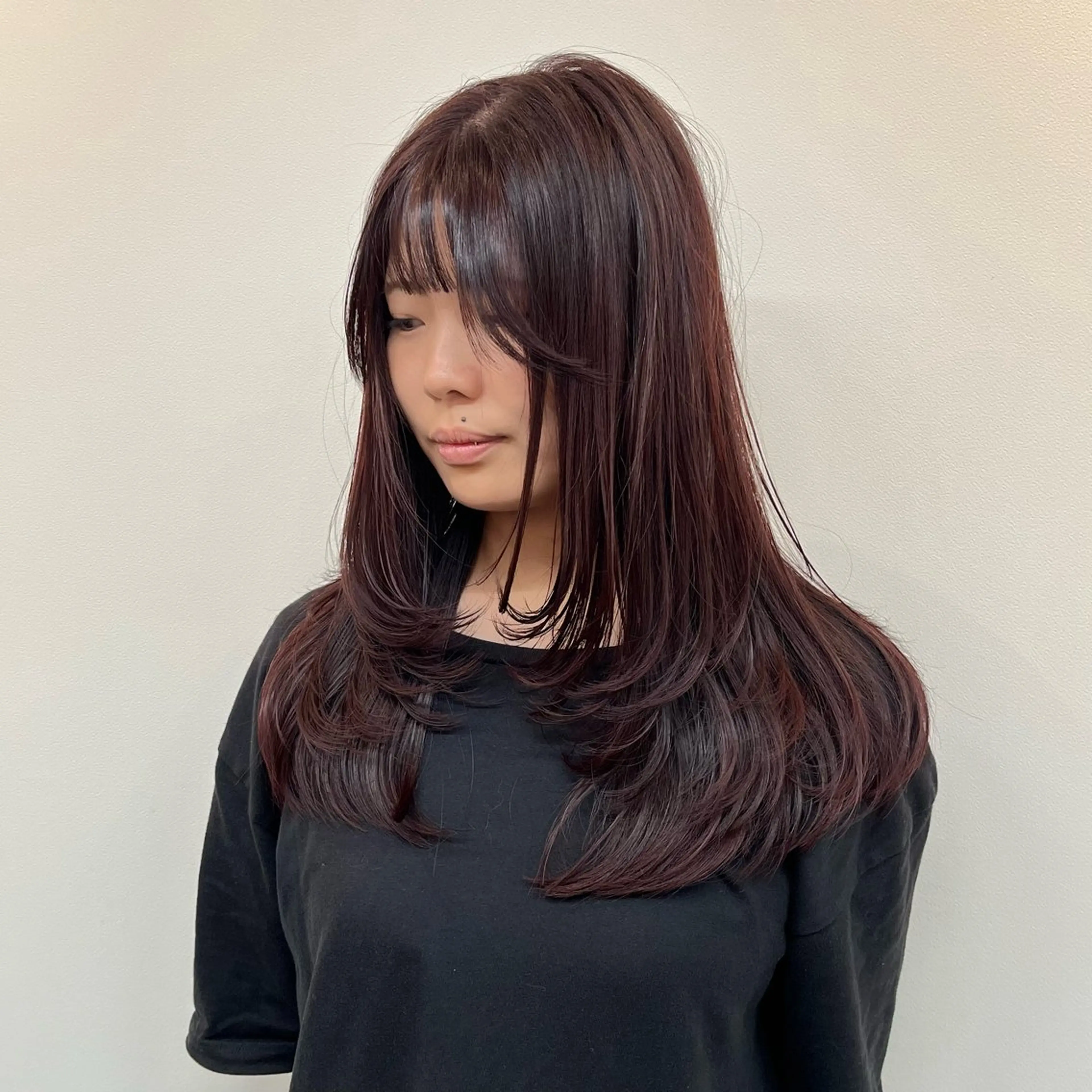 ロング レイヤーカット カット のん/ショートカット /南堀江のヘアスタイル
