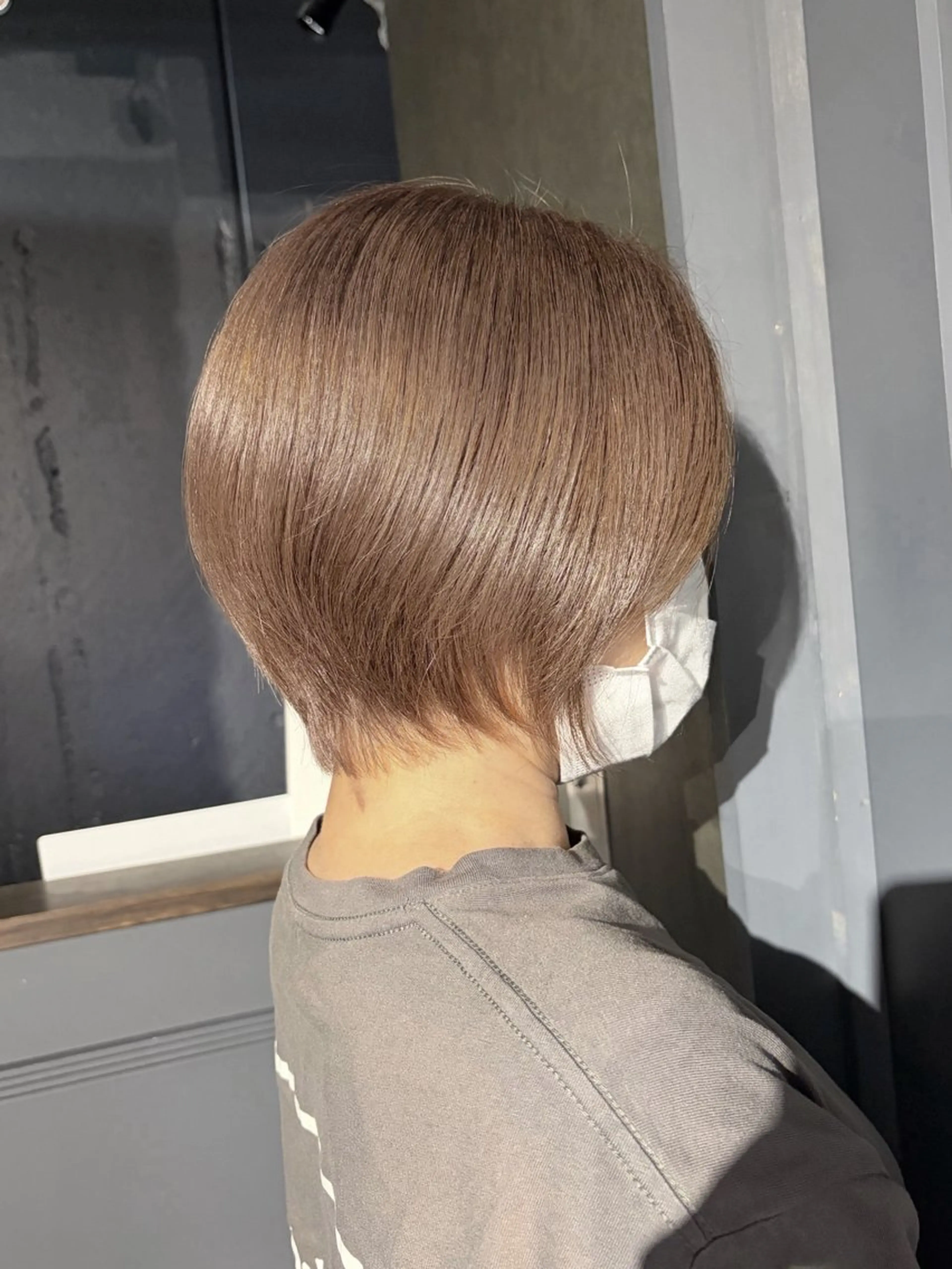 ショート カラー ベージュカラー ミルクティーベージュ 🐒みき ゆうか🐒のヘアスタイル