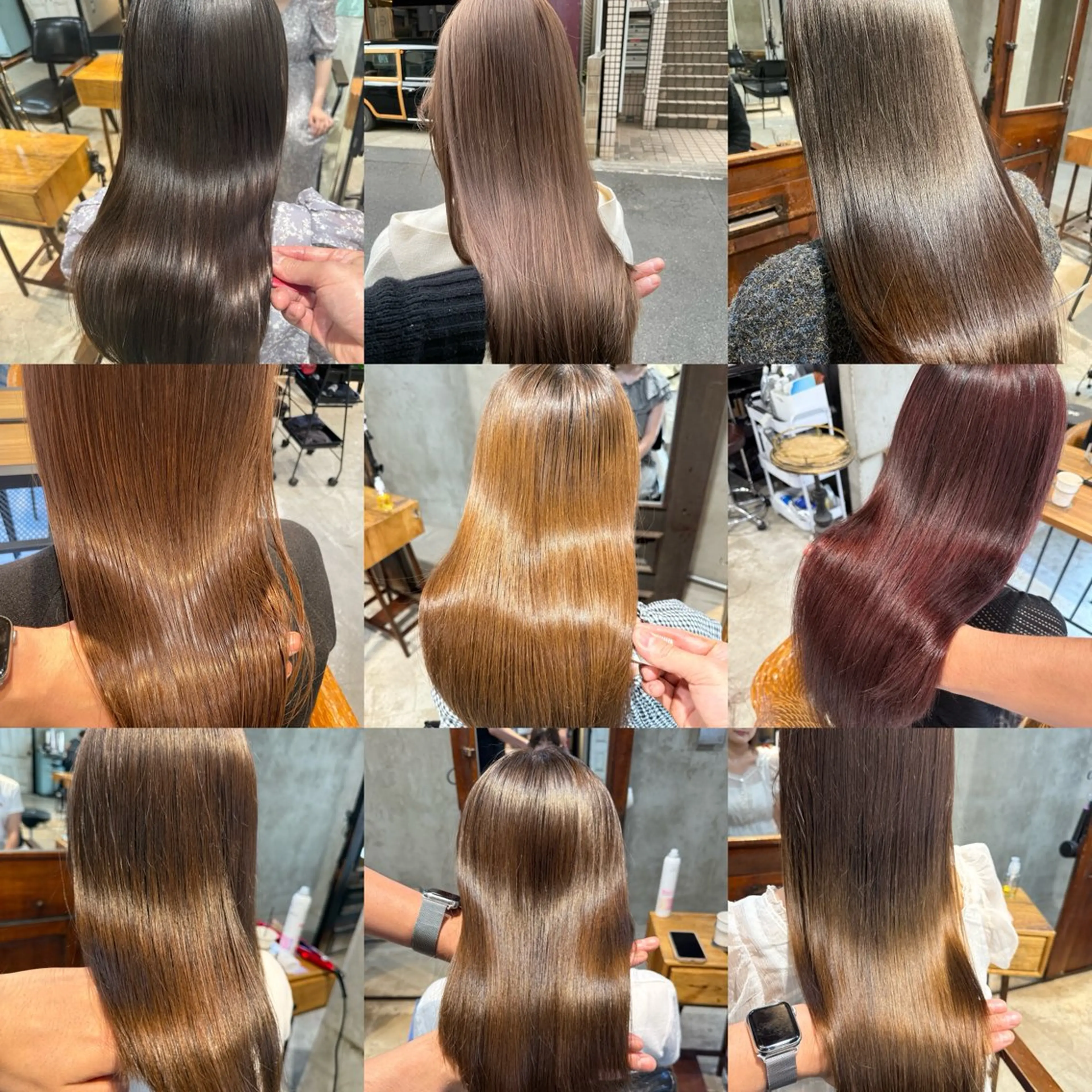 ロング ヘアカラー トリートメント ヘアセット お気に入り数2.3万 🏆SHO🏆のヘアスタイル