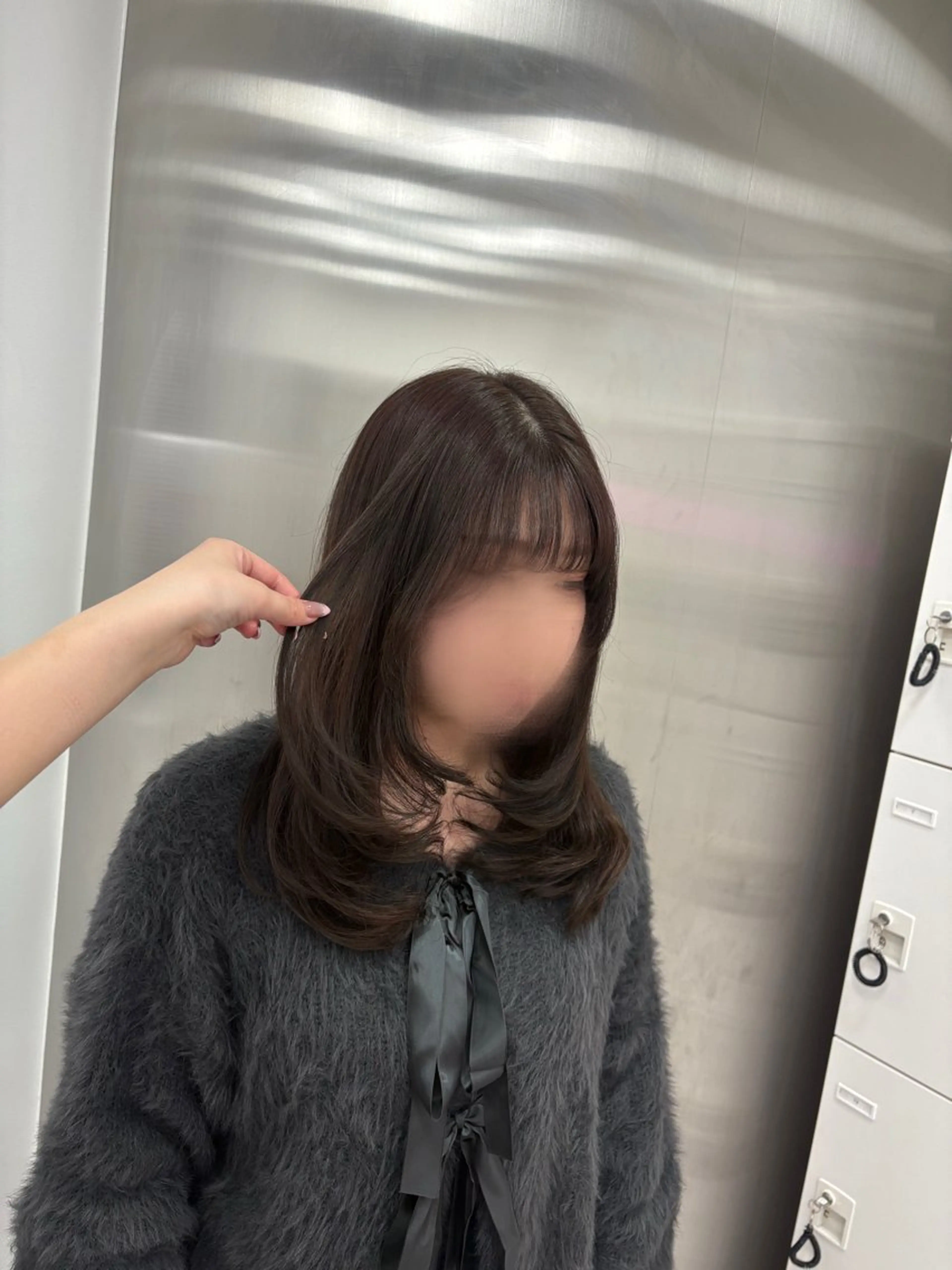 カラー カット ヘアカラー トリートメント 透明感ベージュ🤎 ナチュラルレイヤーのヘアスタイル