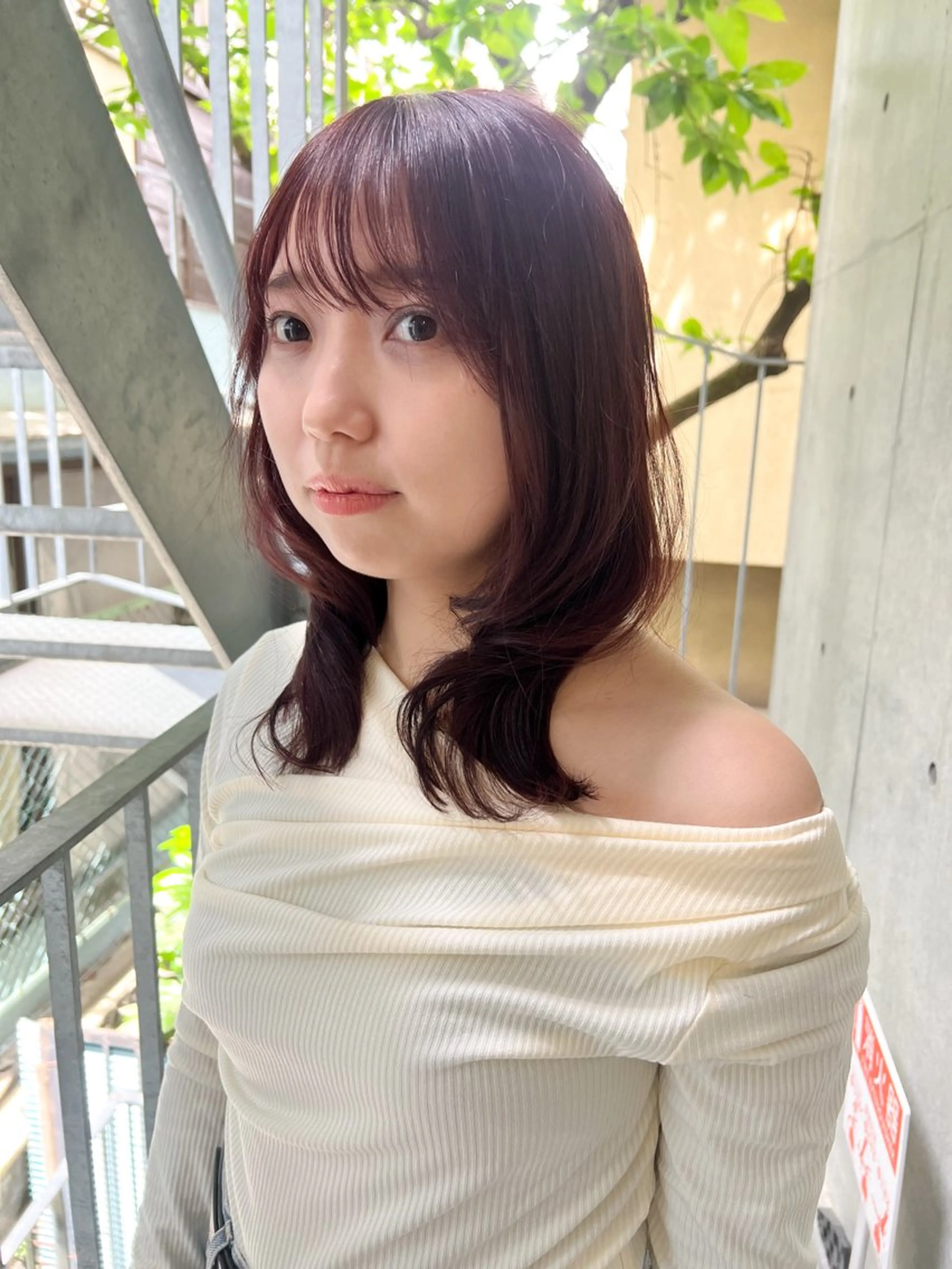 ミディアム カラー カット ヘアカラー トリートメント ボブ/パーマ 🐕‍🦺Nagiのヘアスタイル