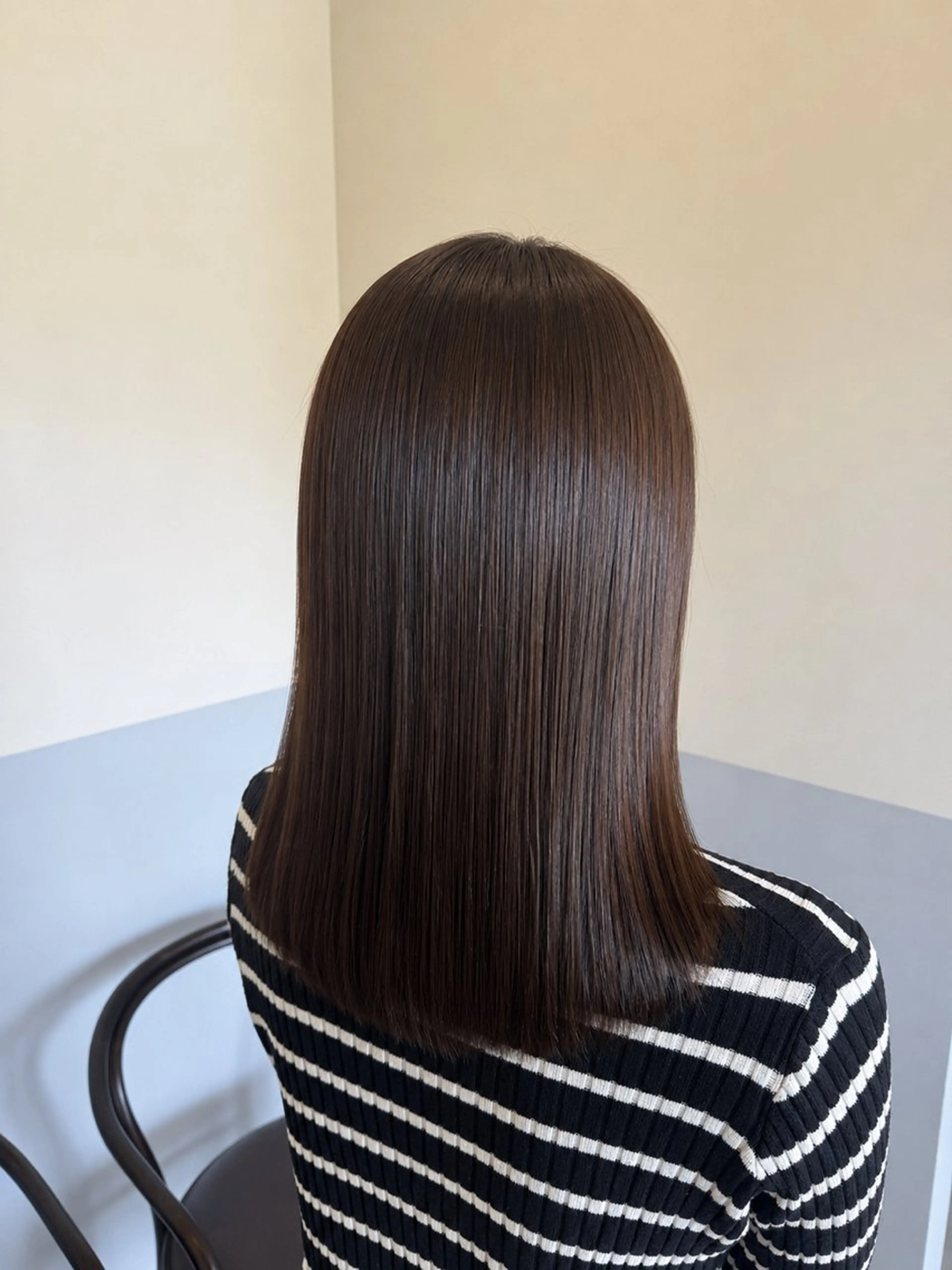 セミロング ヘアカラー 平川 陸翔のヘアスタイル