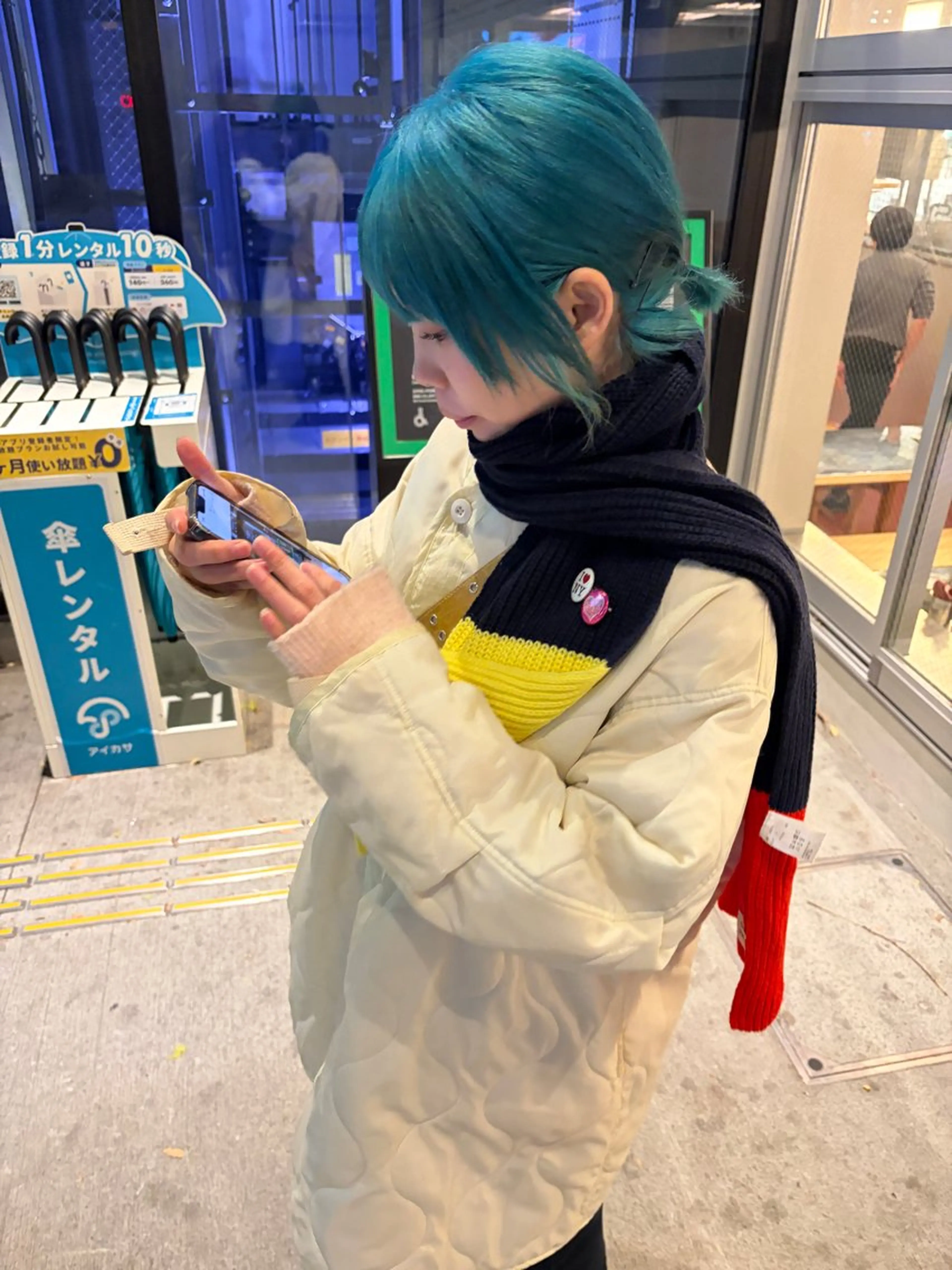 セミロング カラー ヘアカラー トリートメント 赤み消しカラー/ オリーブ/トモキのヘアスタイル