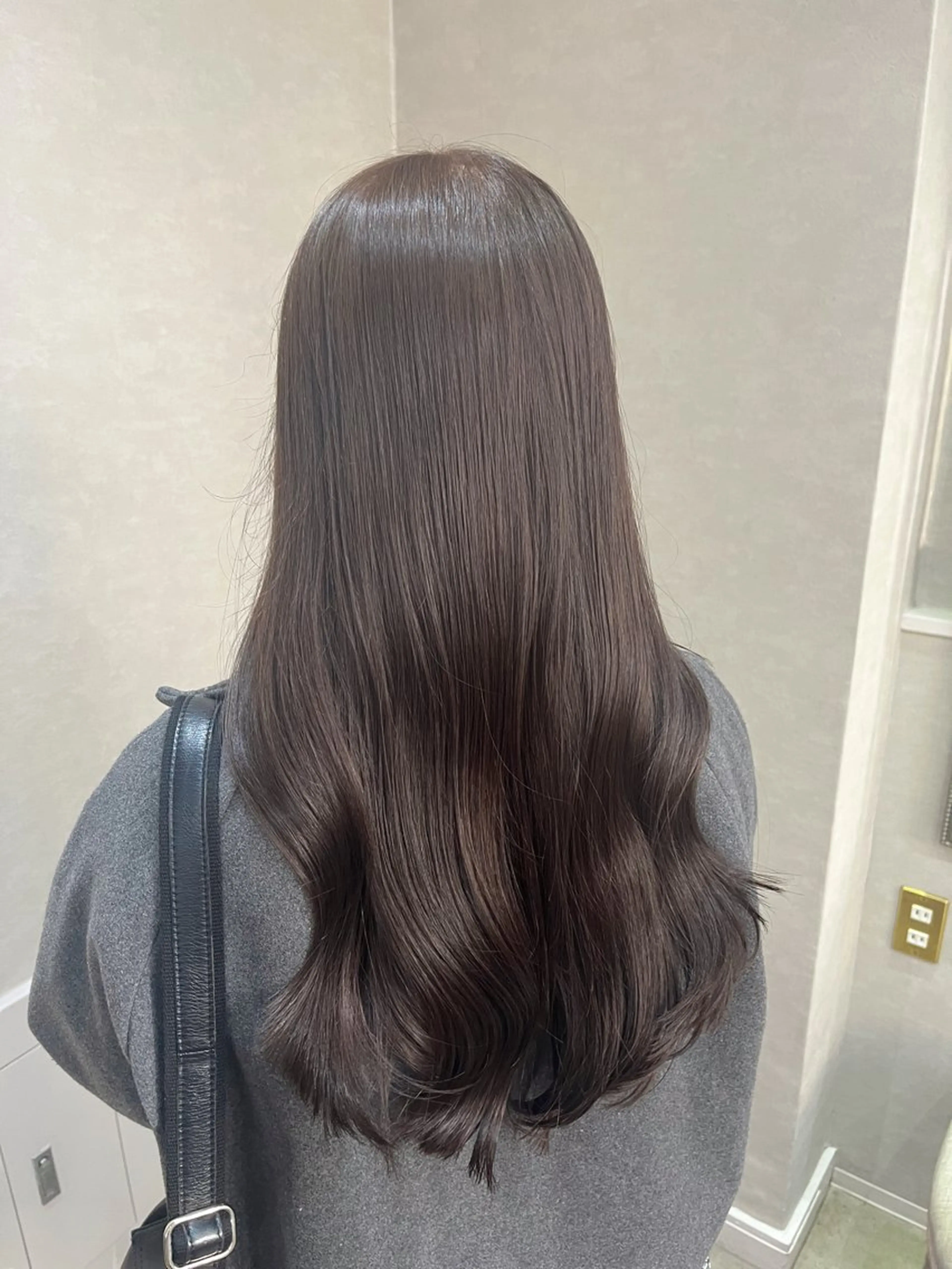 ロング ヘアカラー トリートメント るな/透明感カラー/ 髪質改善/ワンホンのヘアスタイル