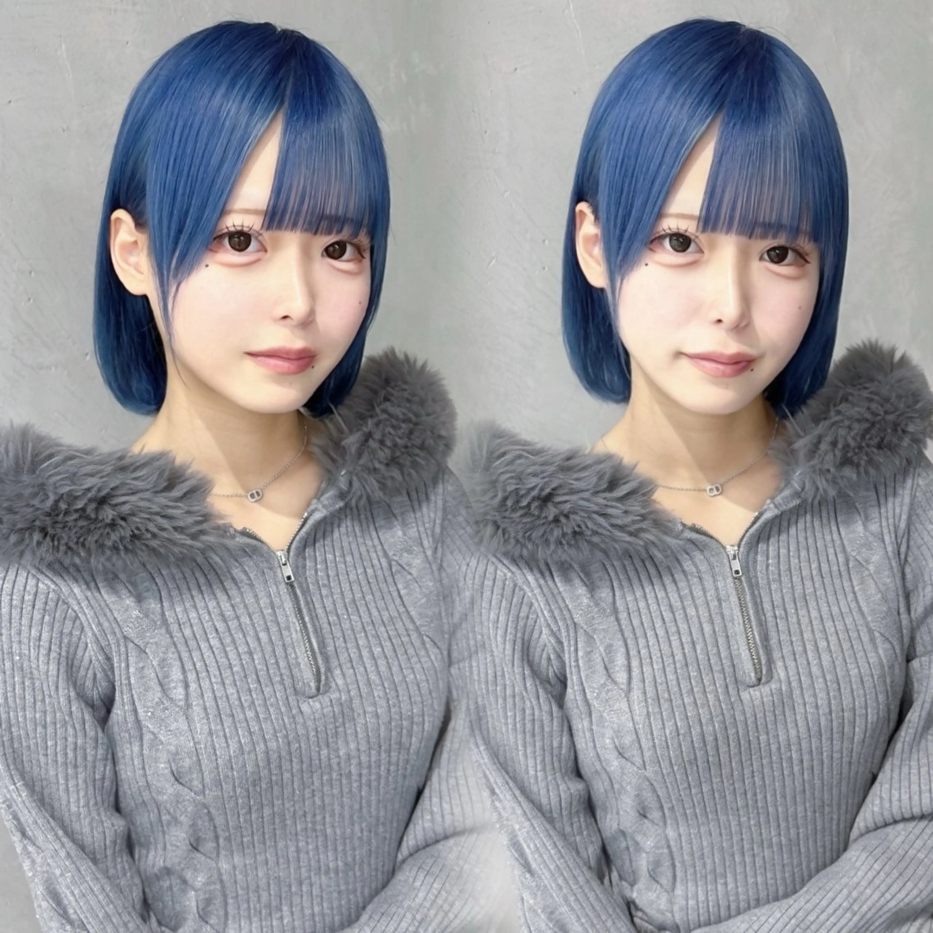 ミディアム カラー 艶髪ハイトーン ちひろ🌙+.°のヘアスタイル
