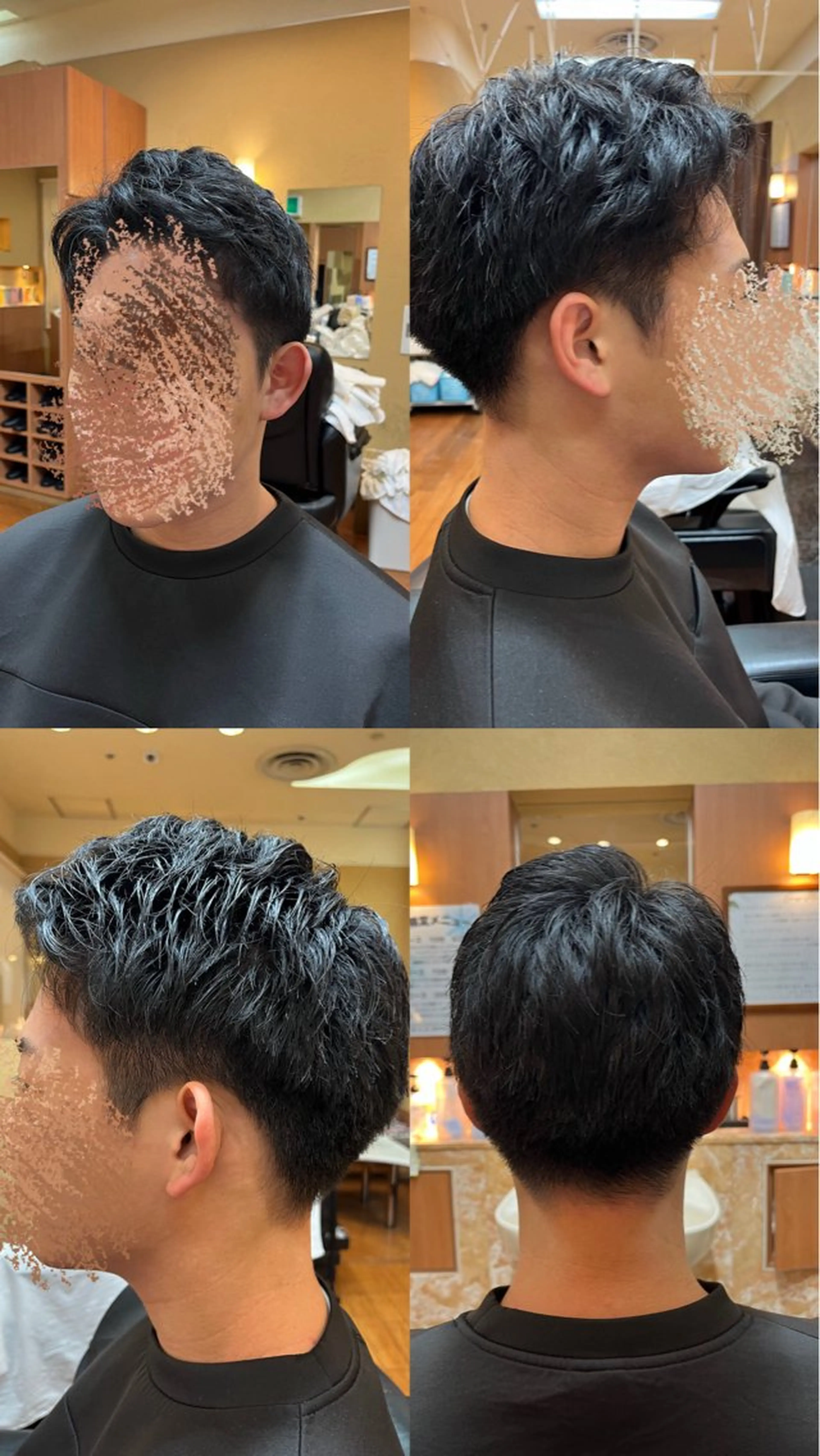 ⭐️メンズカット、シャンプー、セット⭐️（眉カット⭕️）ショートスタイルの写真