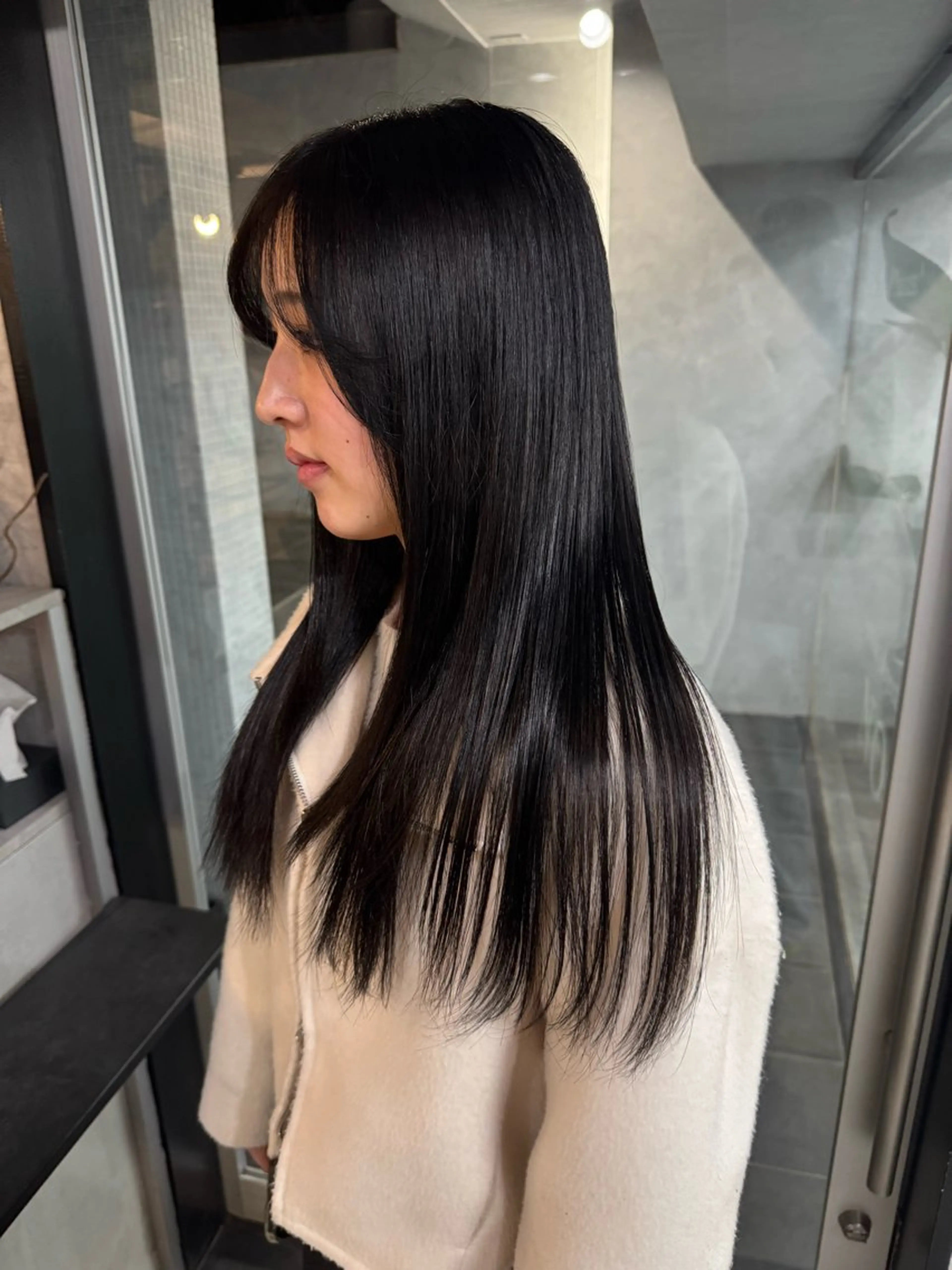 ロング カラー カット ヘアカラー トリートメント You/透明感カラー レイヤーカット/ボブのヘアスタイル