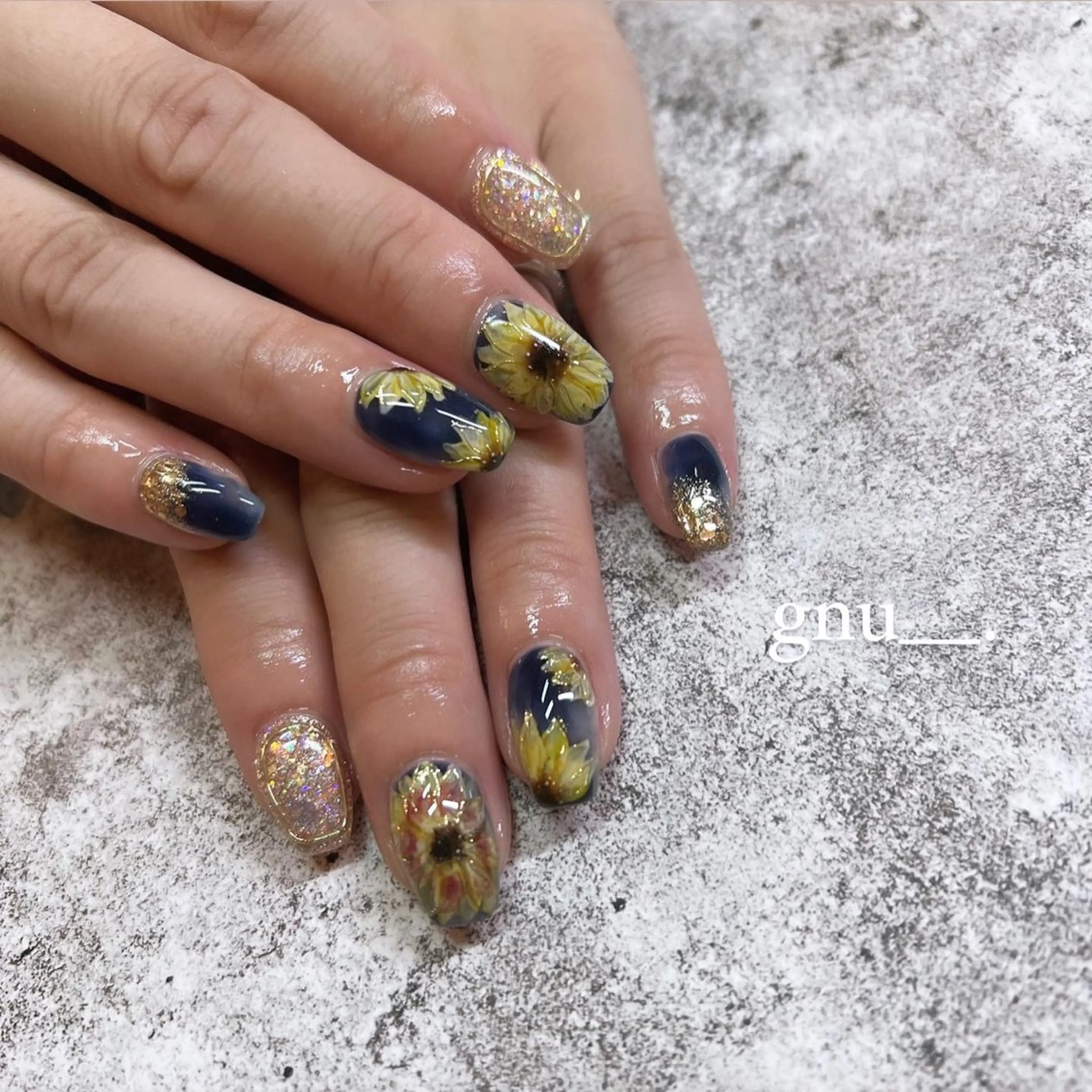 ネイル ハンドネイル gnu__. nailのネイルデザイン