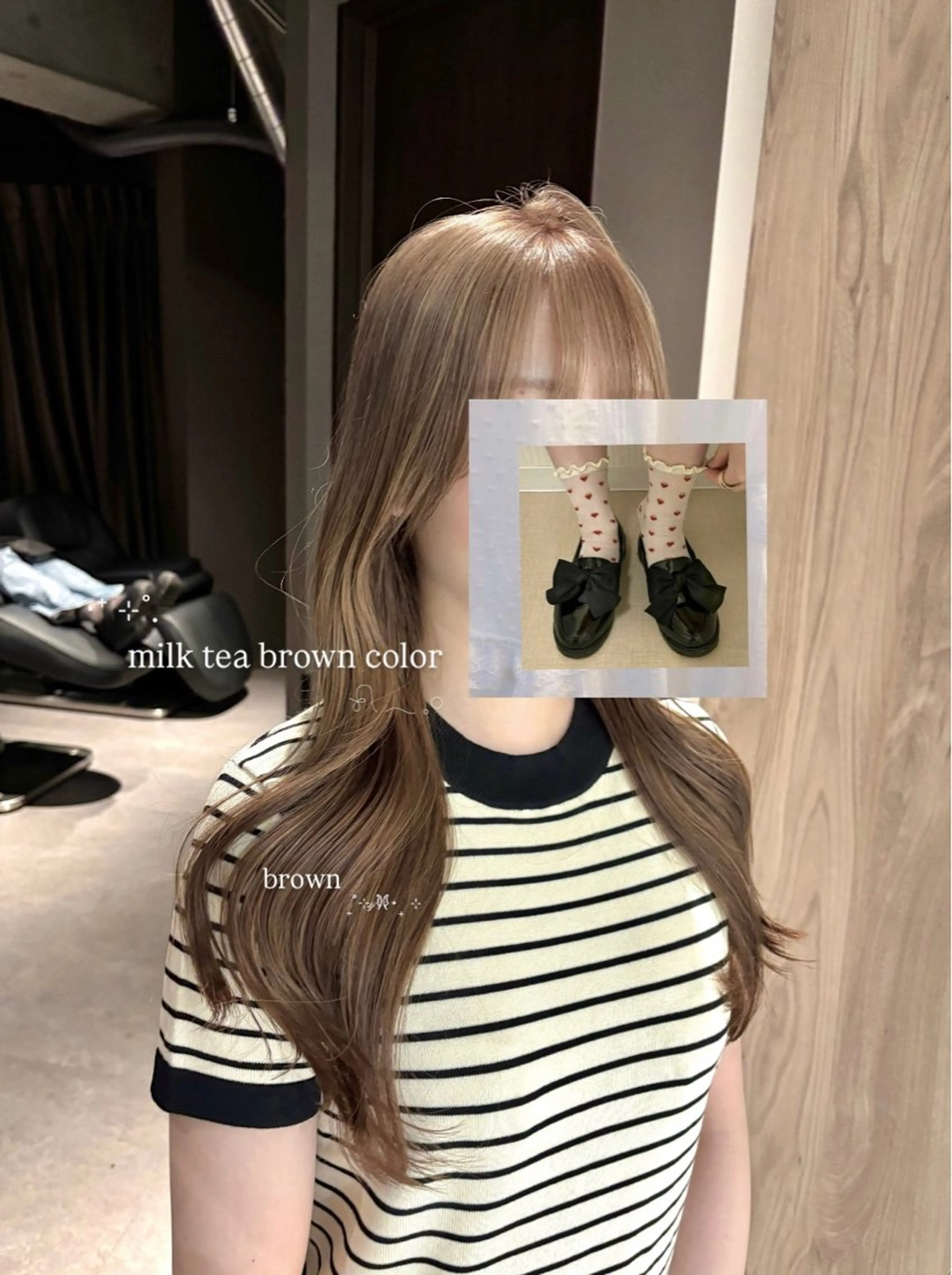 ロング カラー ヘアカラー 透明感カラー・レイヤ ー🎀amika🎀のヘアスタイル