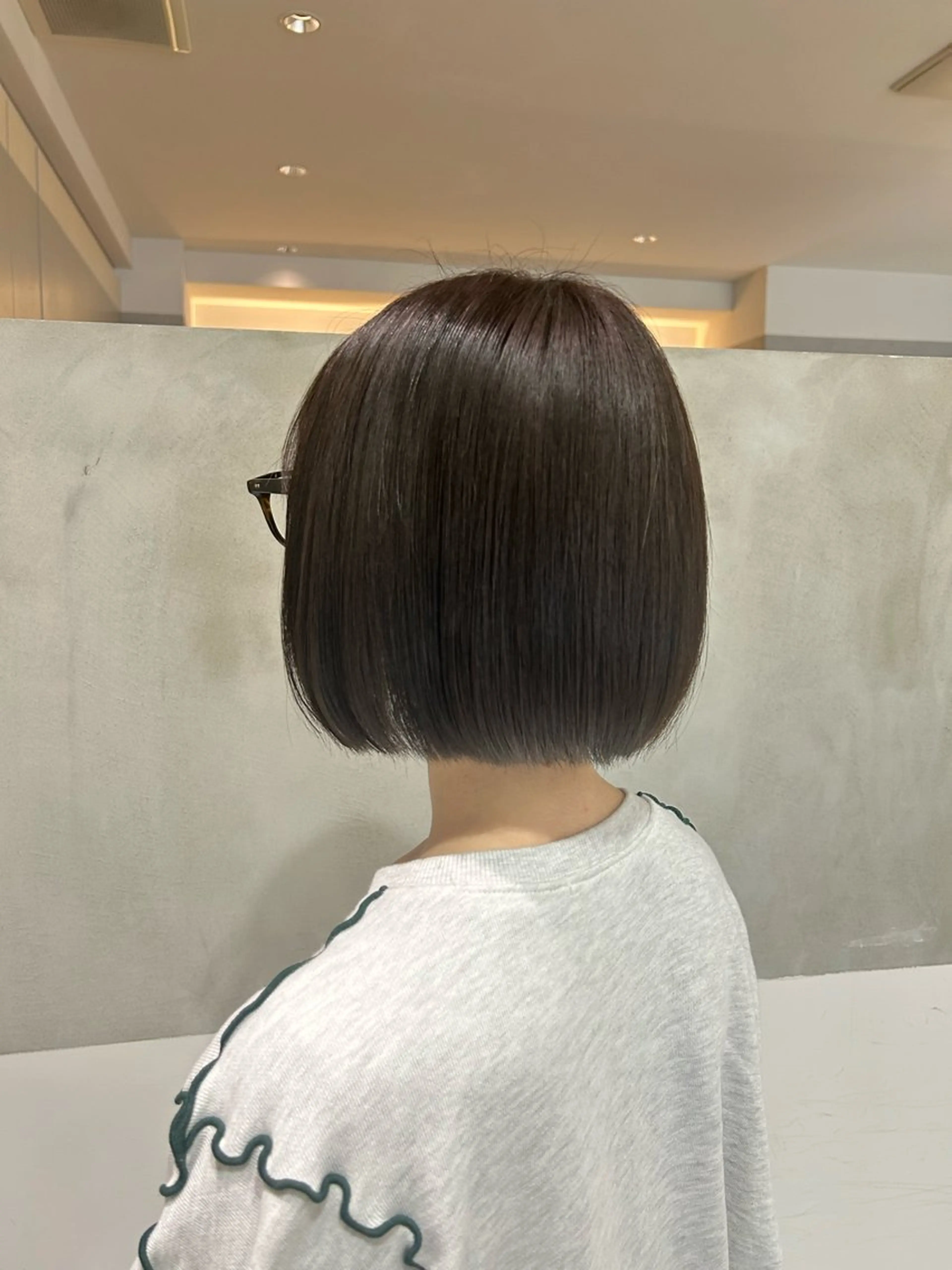 ショート ボブ カット トリートメント ヘアセット ナチュラル/韓国💎 haruka 💎のヘアスタイル