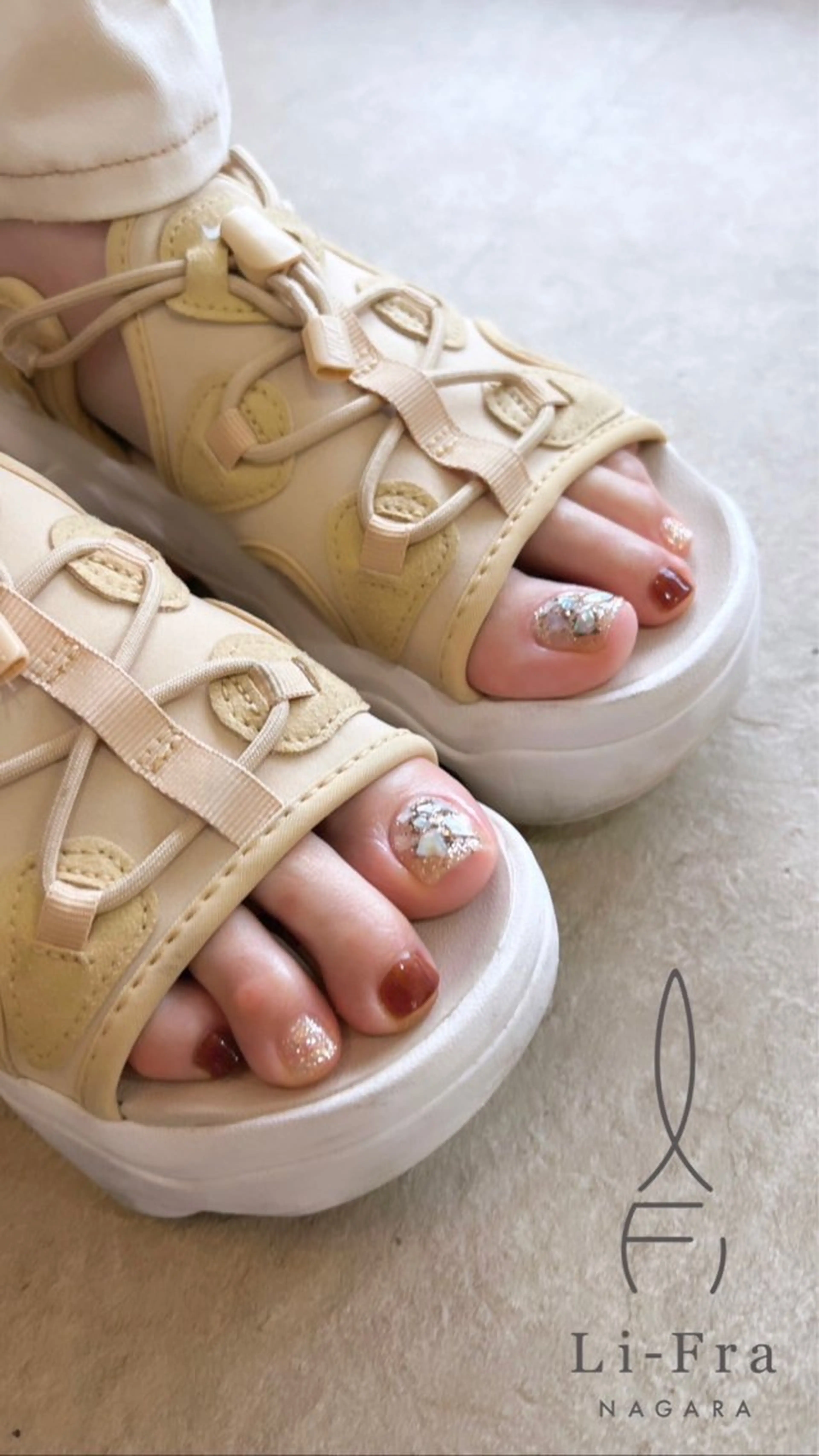 ネイル フットネイル 小島 孝子のネイルデザイン