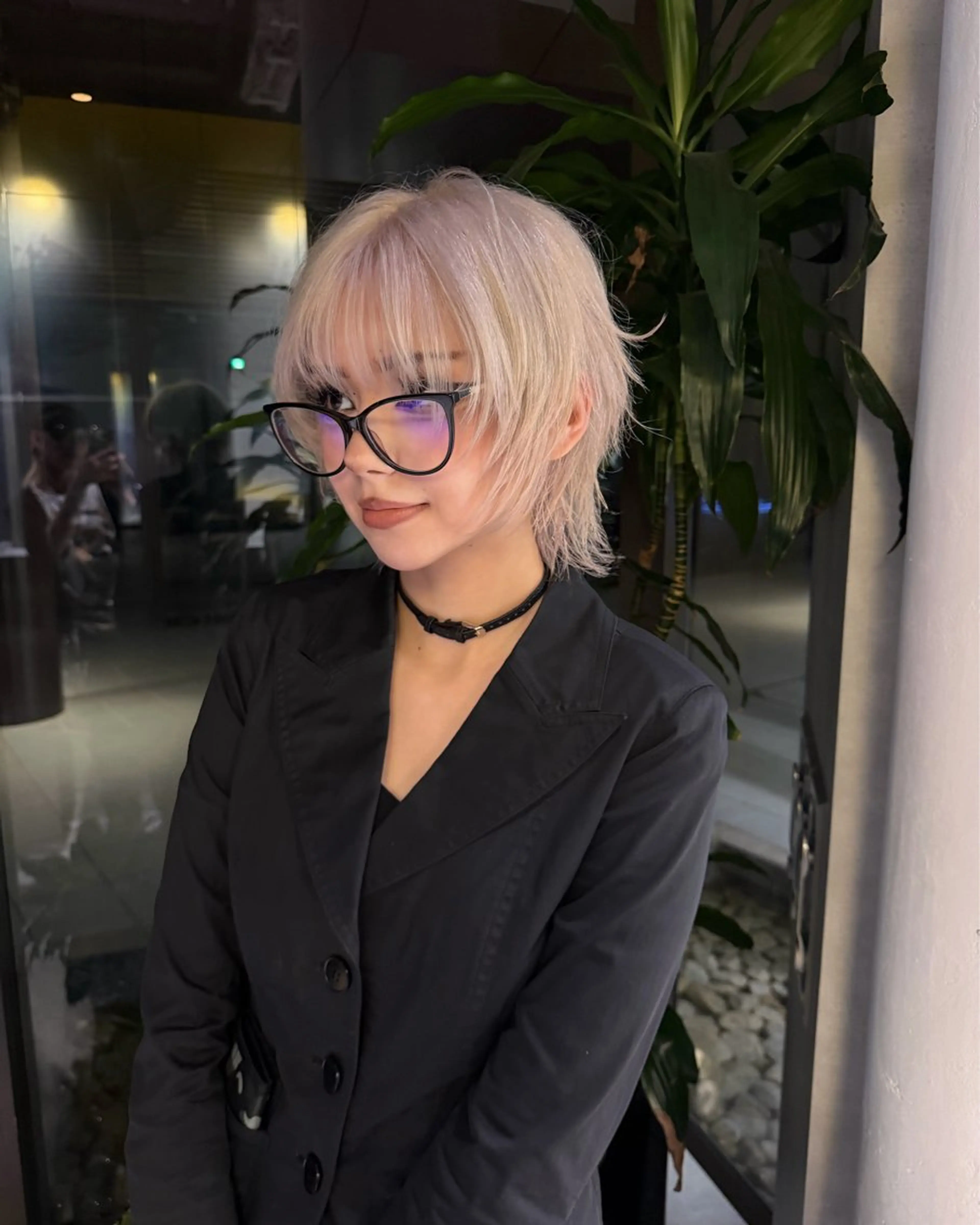 ショート レイヤー×ハイトーン ×デザイン 啓太のヘアスタイル