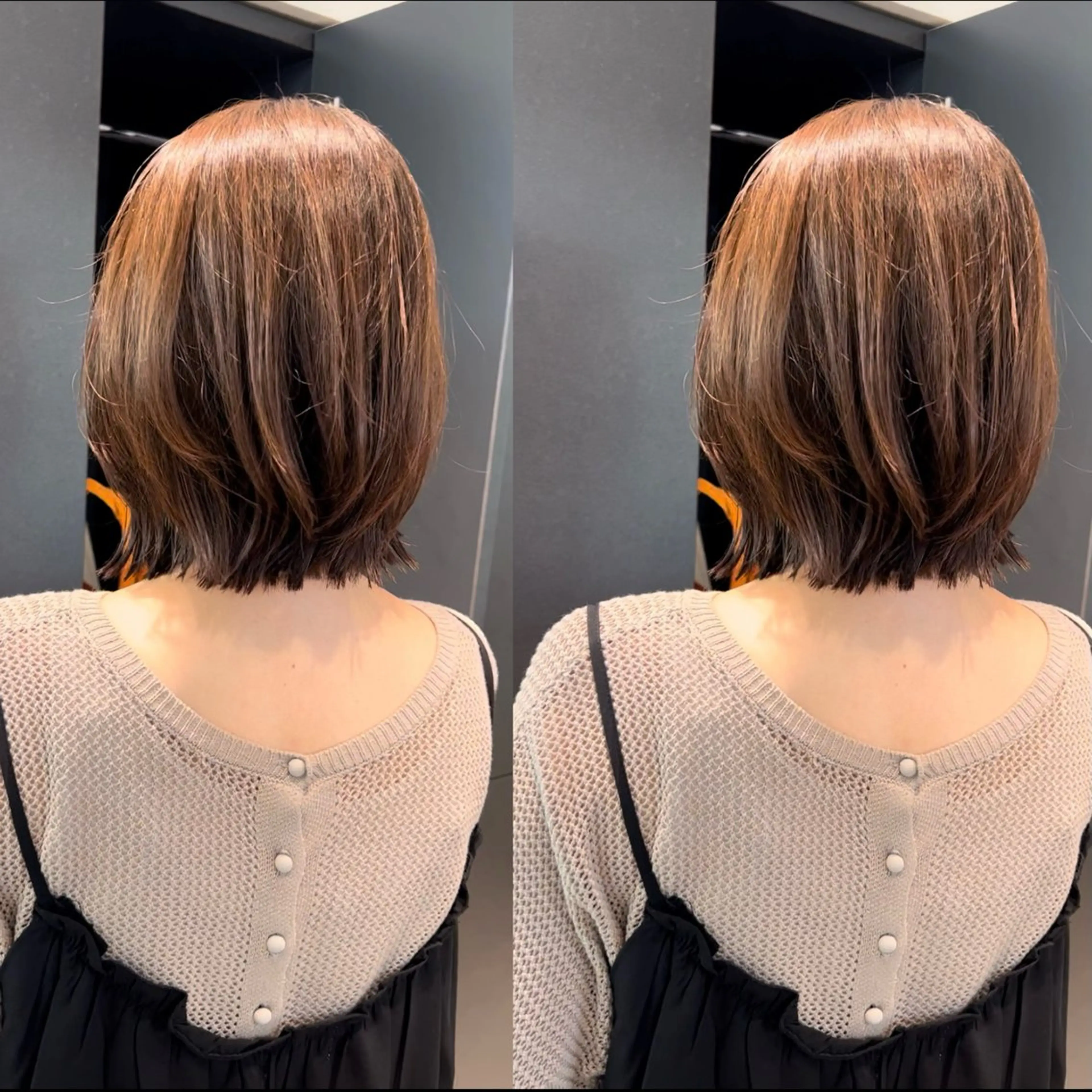 ミディアム ボブレイヤー ボブ くびれヘア レイヤーカット カット ヘアカラー トリートメント メンズ/韓国レイヤー /縮毛矯正/📍爽太のヘアスタイル