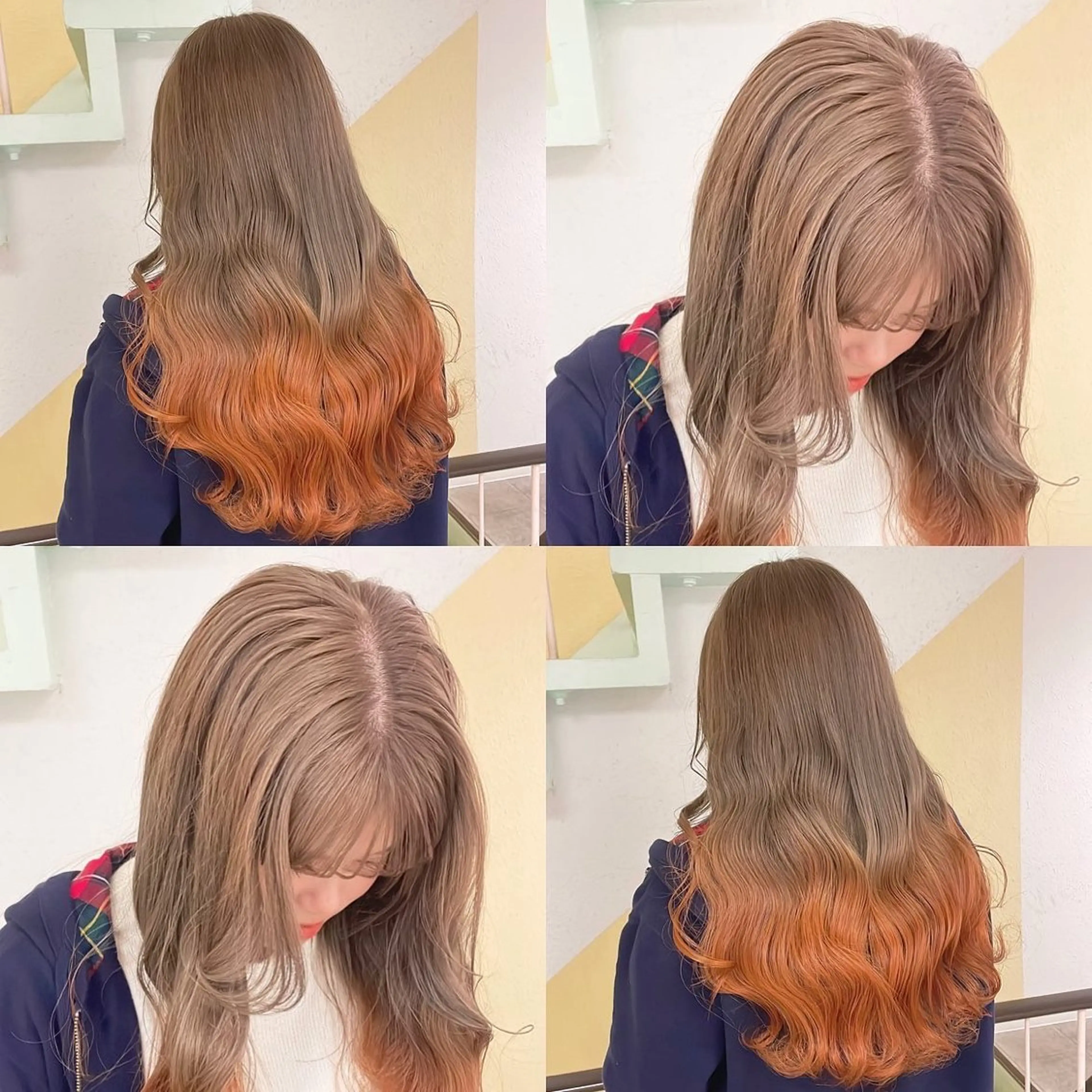 カラー ヘアカラー トリートメント 渋谷:インナーカラー ／🍒エリカ🍒のヘアスタイル