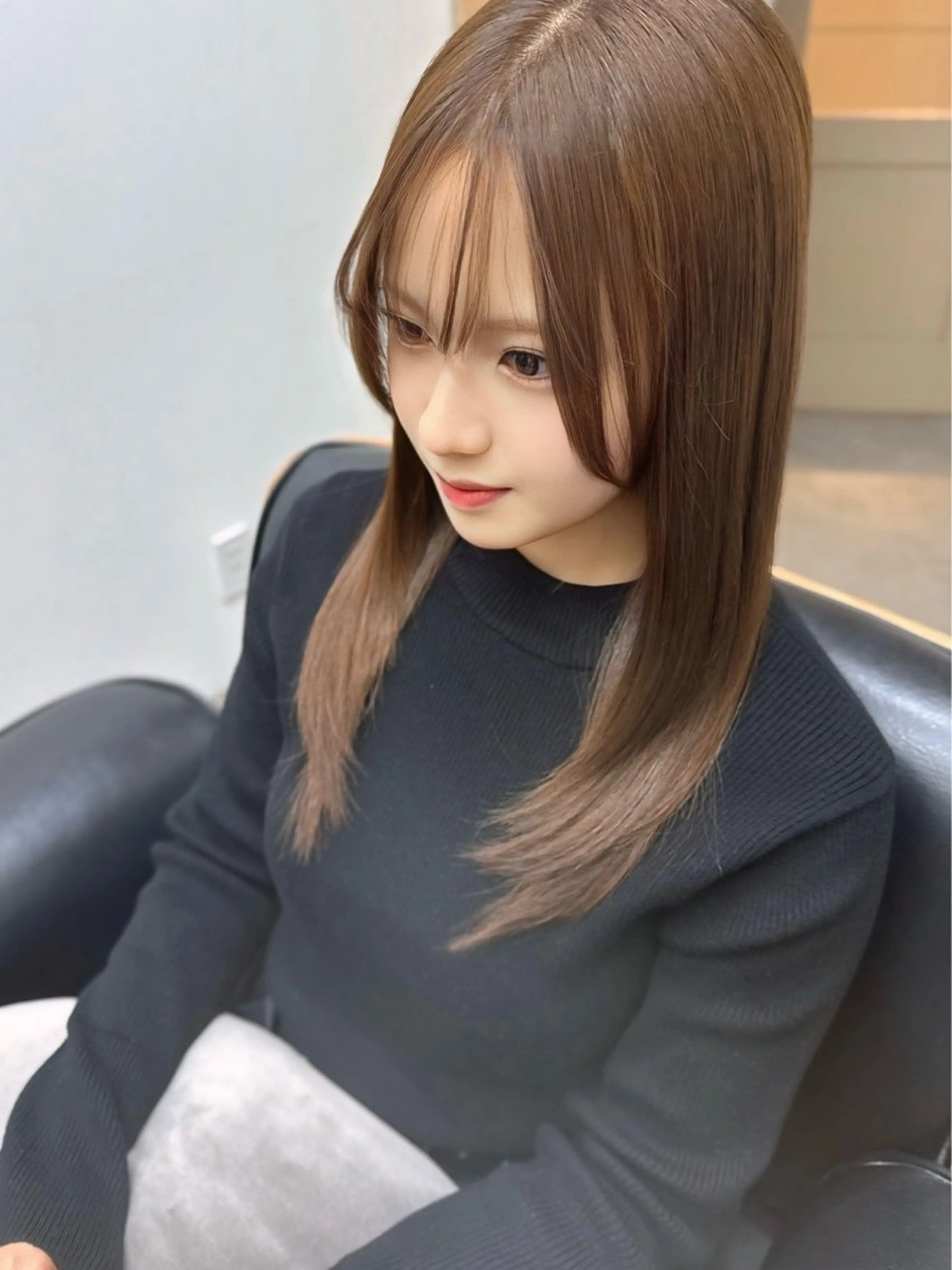 ロング カラー アディクシーカラー イルミナカラー クオルシアカラー 髪質改善 韓国風ヘア 艶髪改善師/高橋潤 /縮毛矯正のヘアスタイル