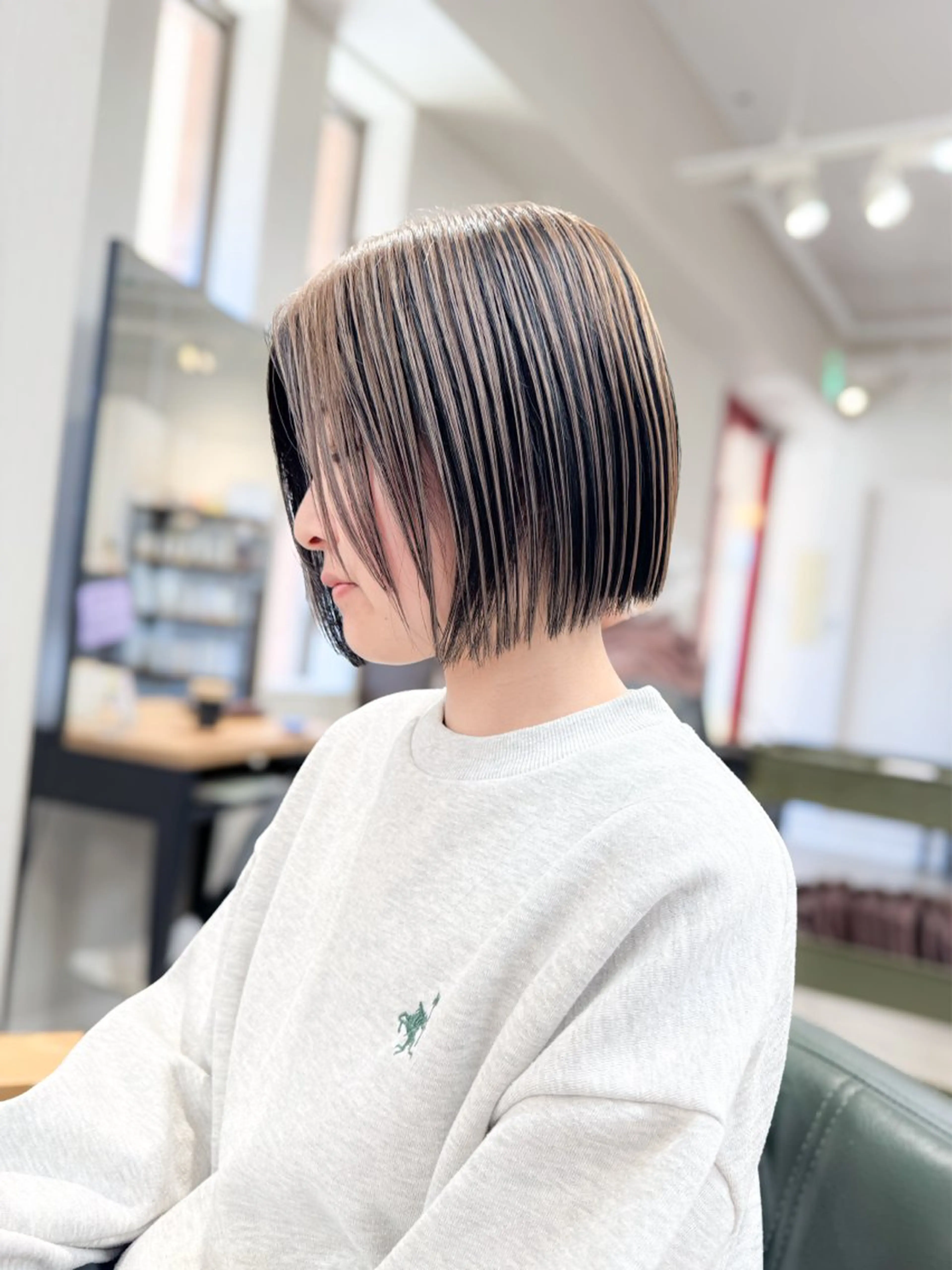 ショート ショート/ボブ ハイトーン❤️原航平のヘアスタイル