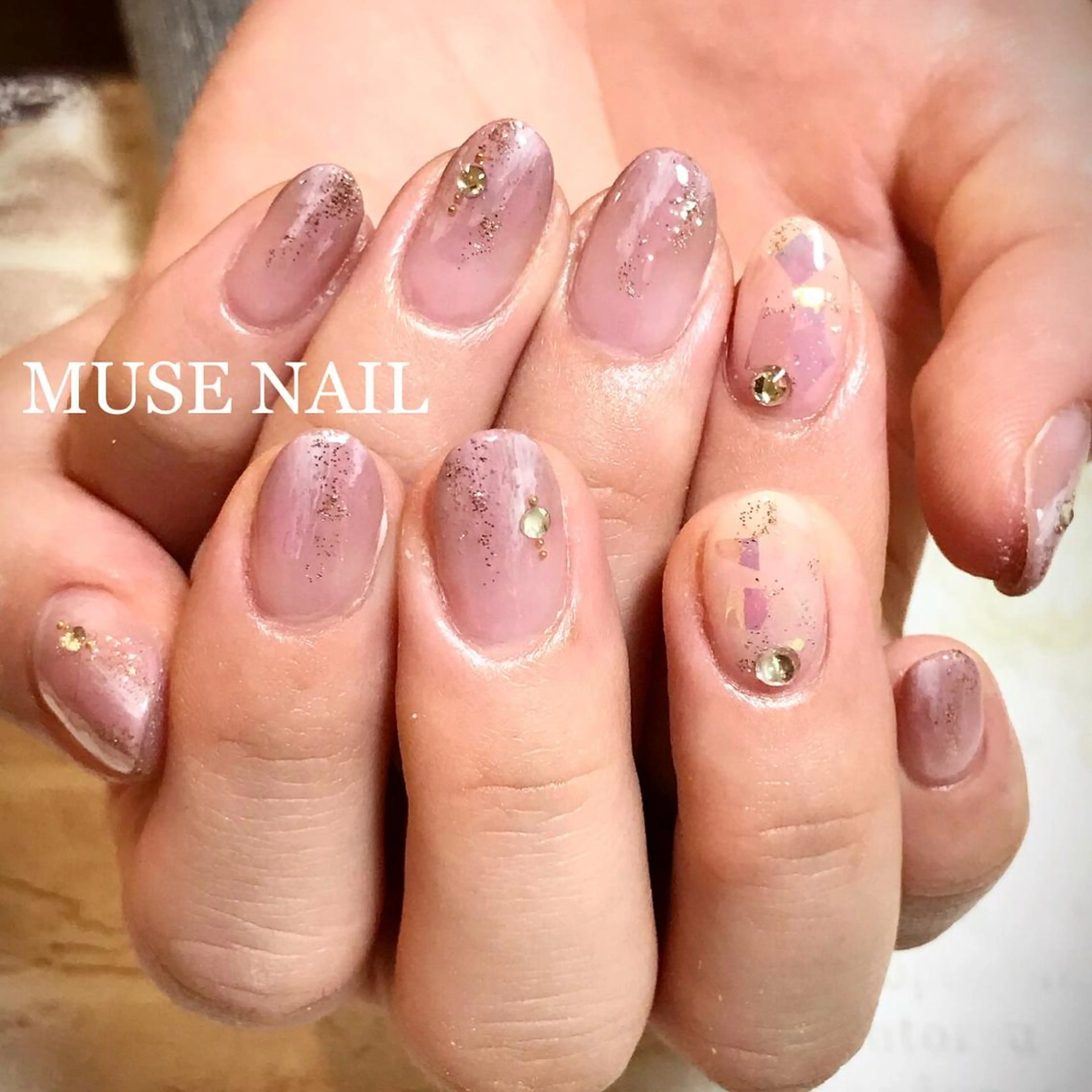 ネイル アートネイル ニュアンスネイル ハンドネイル jdn kayokoのネイルデザイン