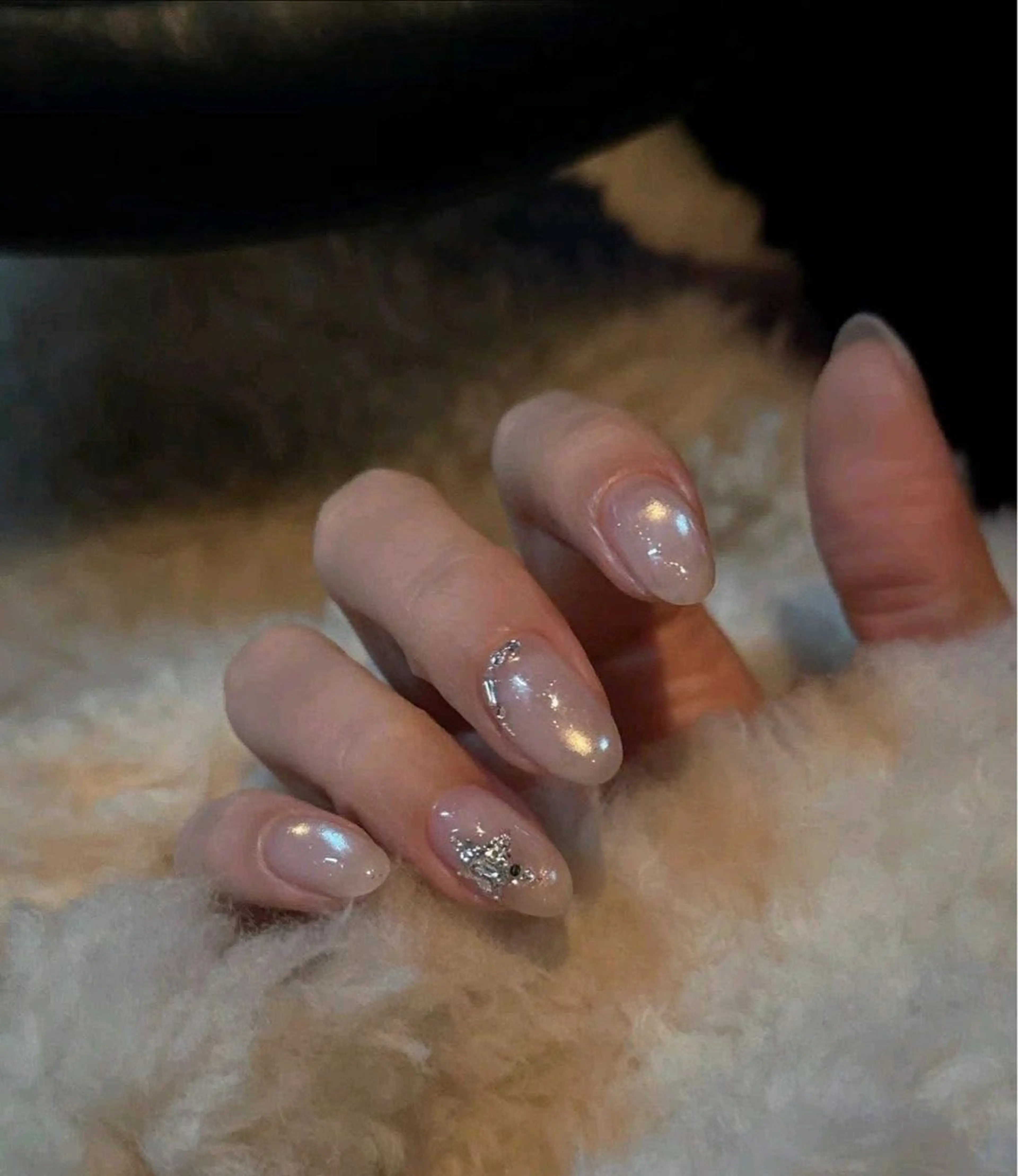 ネイル ジェルネイル キラキラネイル シンプルネイル 夏ネイル Hina KawaiiNailのネイルデザイン