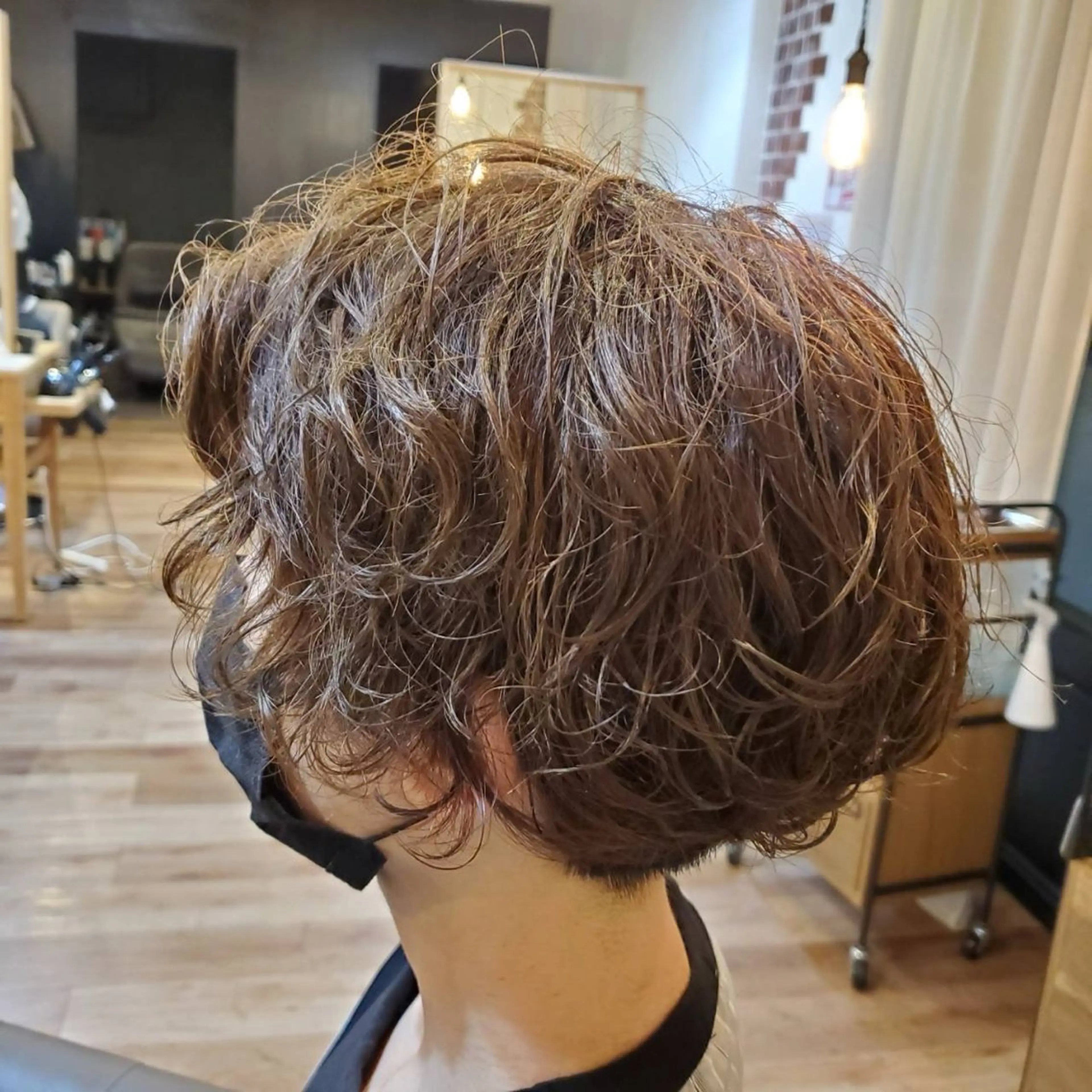 ショート パーマ メンズ 増山 諒 【メンズ専門美容師】のヘアスタイル