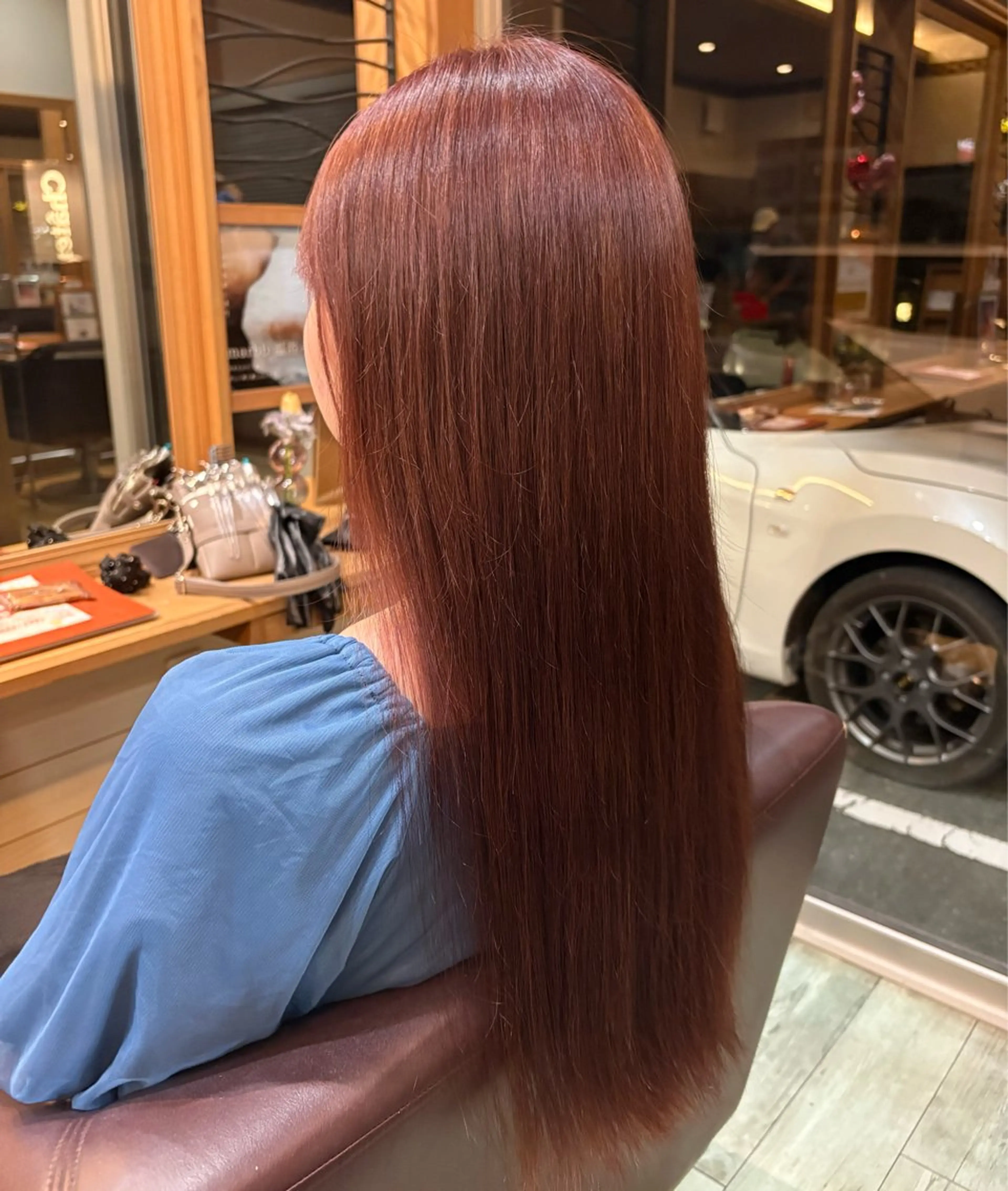 ロング カラー ブリーチ ブリーチなしカラー ヘアカラー カラーモデル/ 戸苅法永のヘアスタイル