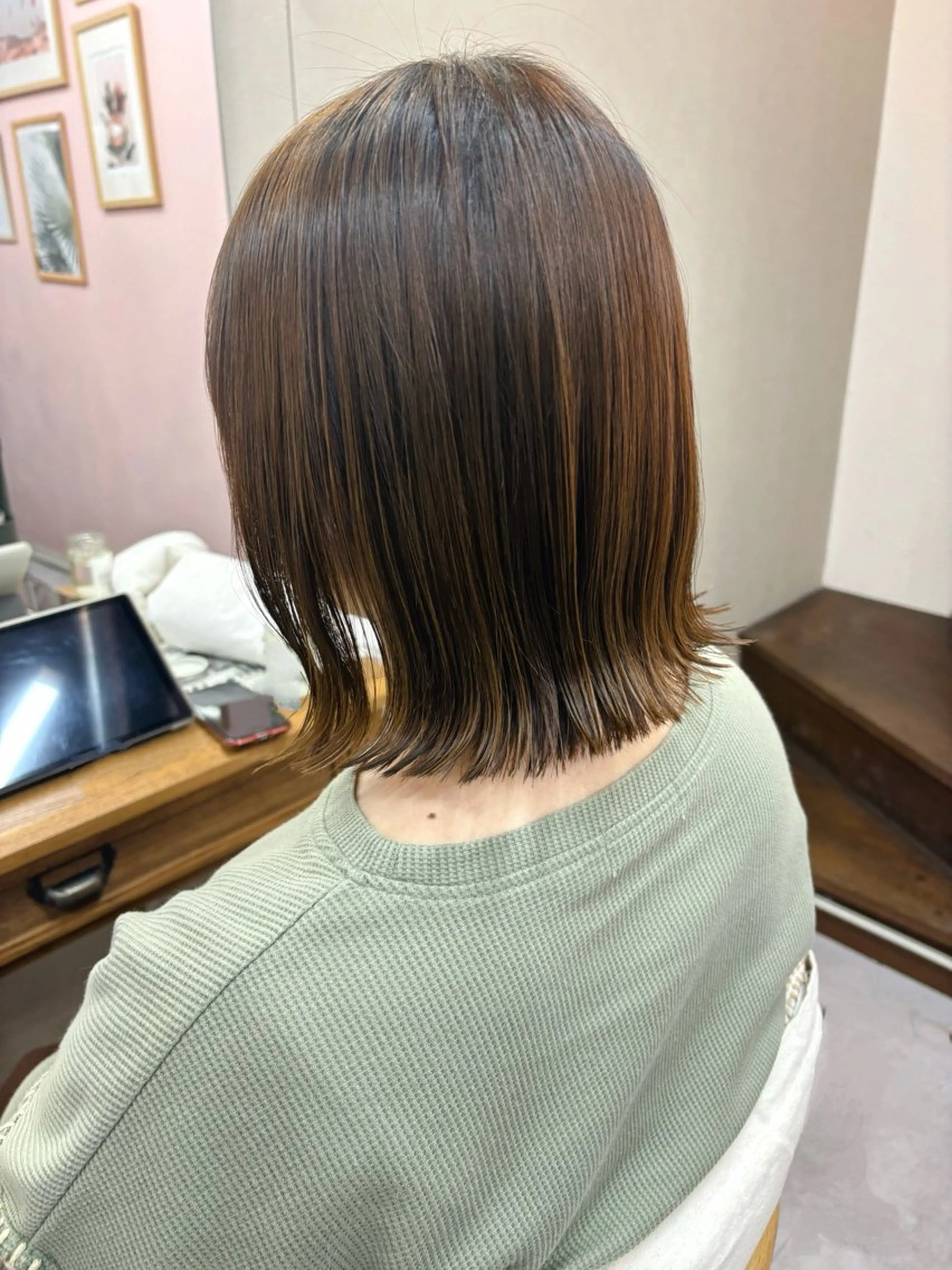 ミディアム ボブ 大久保 愛のヘアスタイル