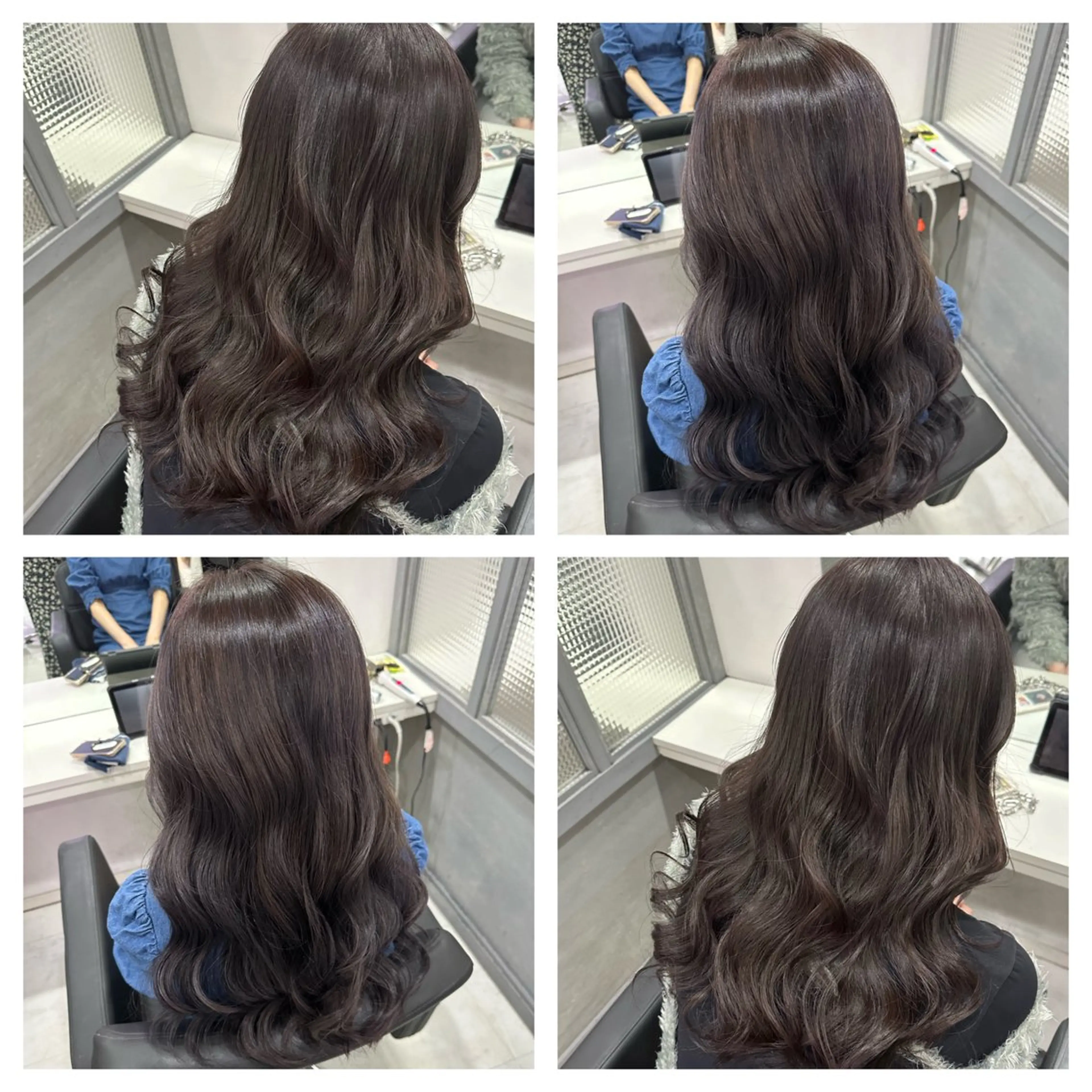 セミロング カラー ヘアアレンジ 🎀推し活ヘアー🎀 Yuuna🐰💖のヘアスタイル